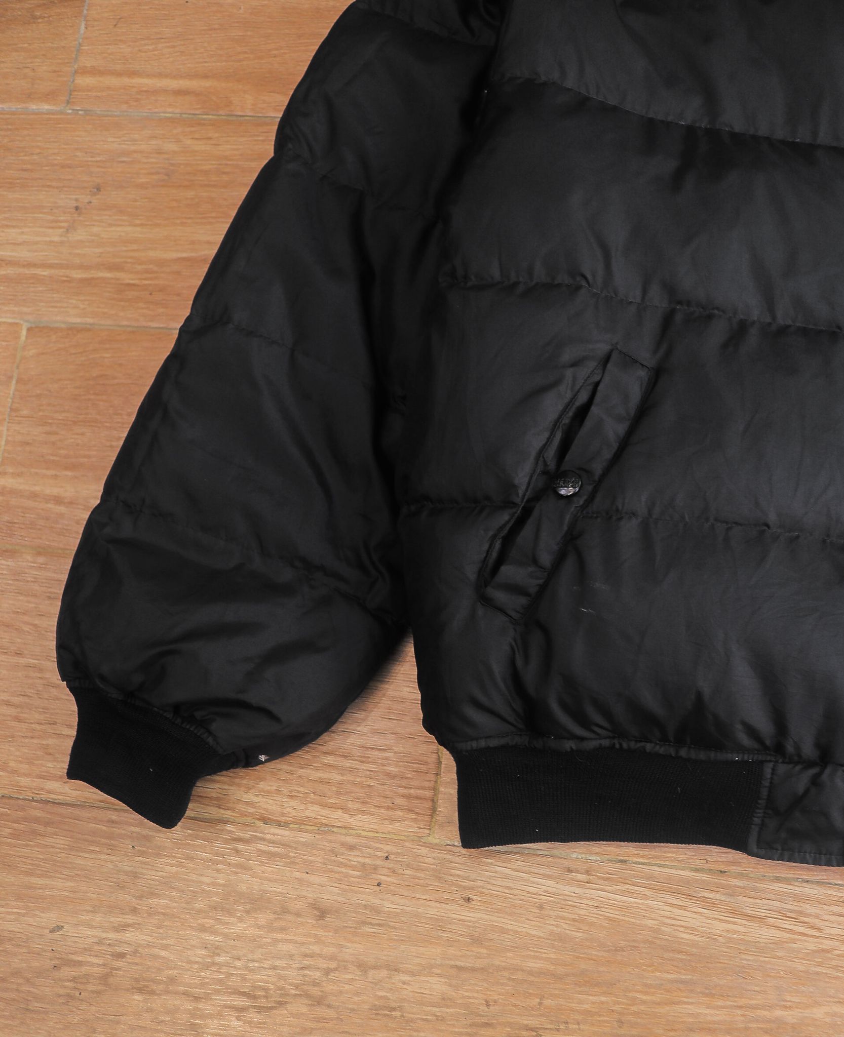 10.20.24 - VTG REVERSIBLE BASEBALL PUFFER JACKET - MALT'S BEER