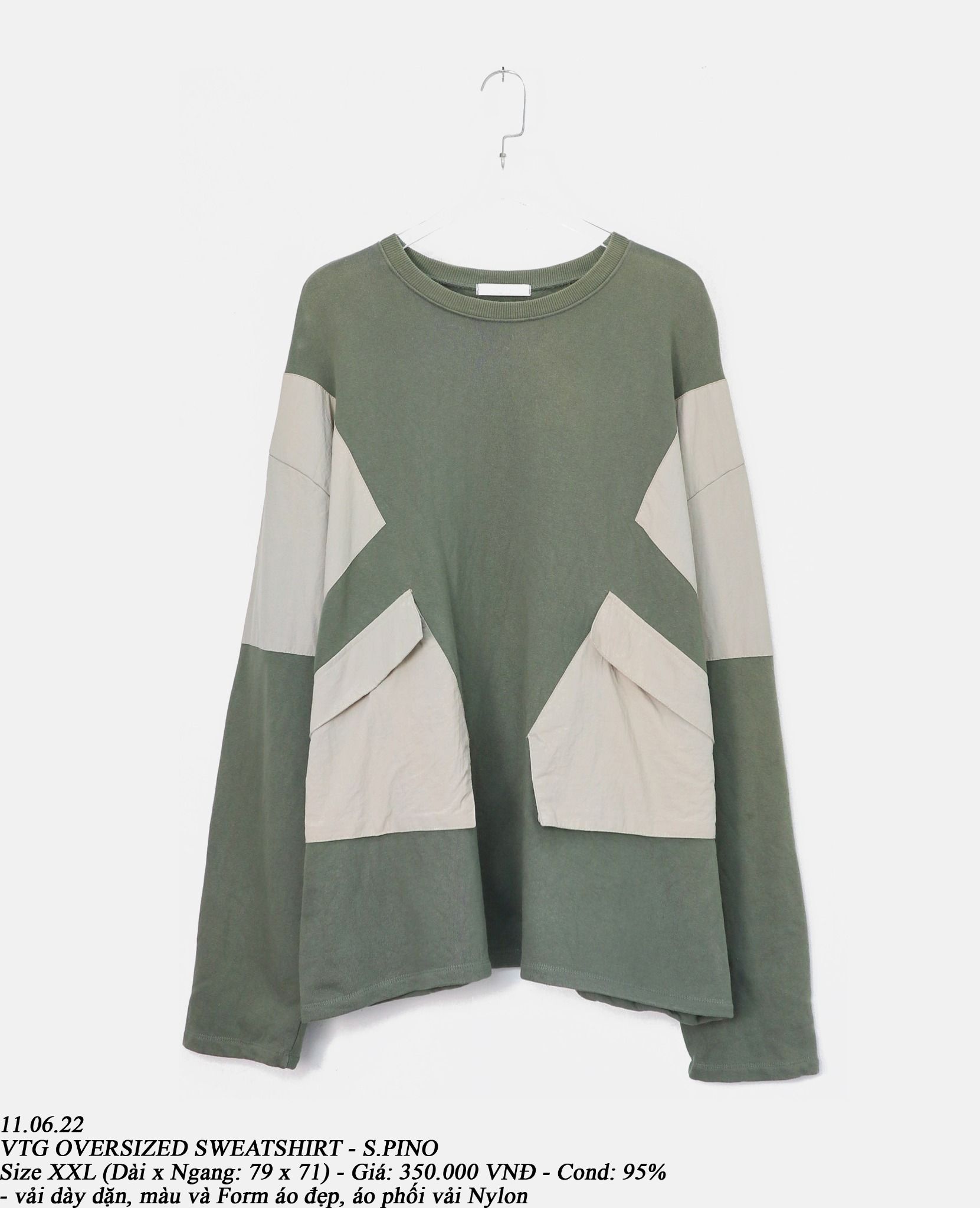 11.06.22 - VTG OVERSIZED SWEATSHIRT - S.PINO