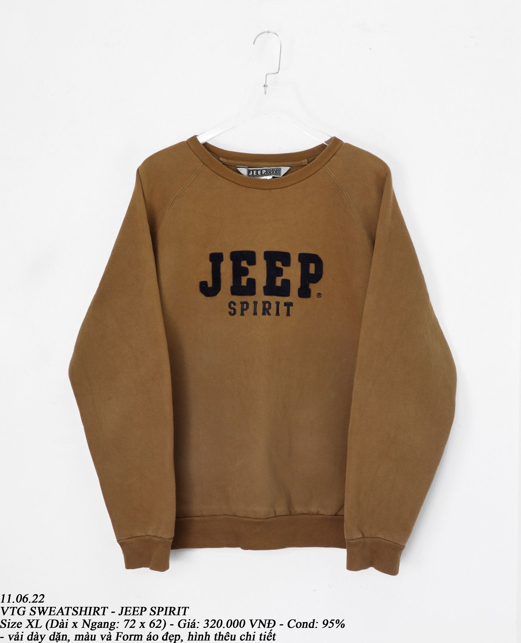 11.06.22 - VTG SWEATSHIRT - JEEP SPIRIT
