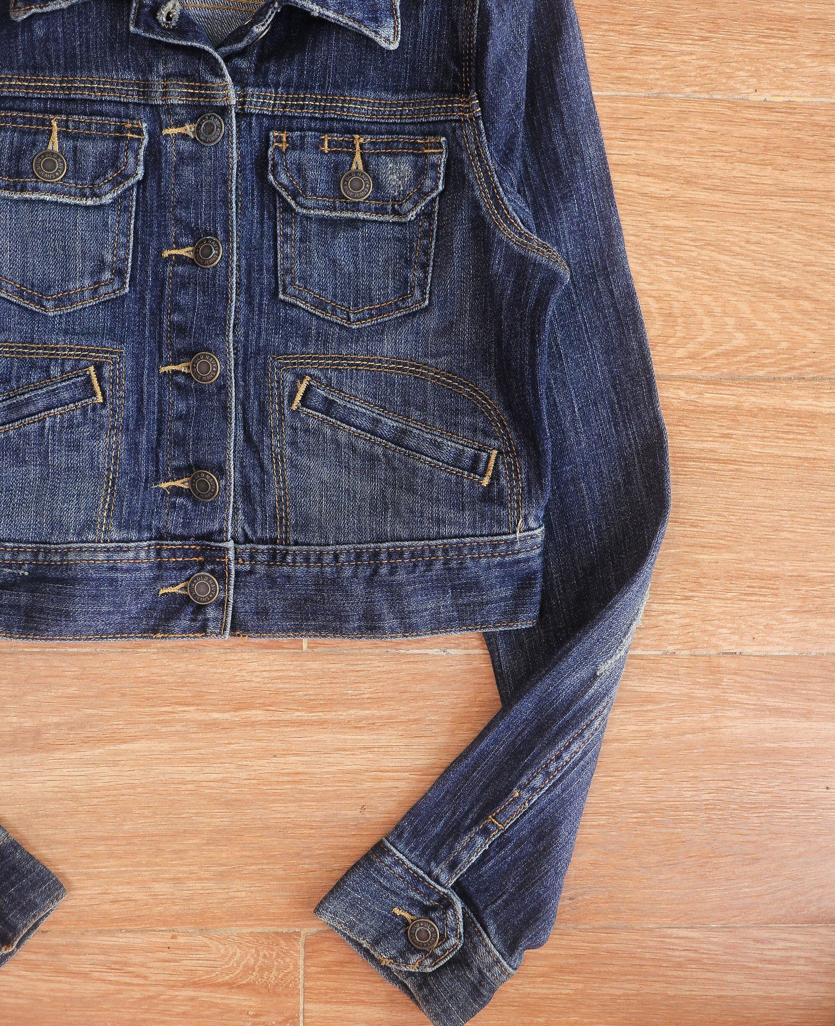 10.21.24 - VTG CROPPED DENIM JACKET - OLD NAVY