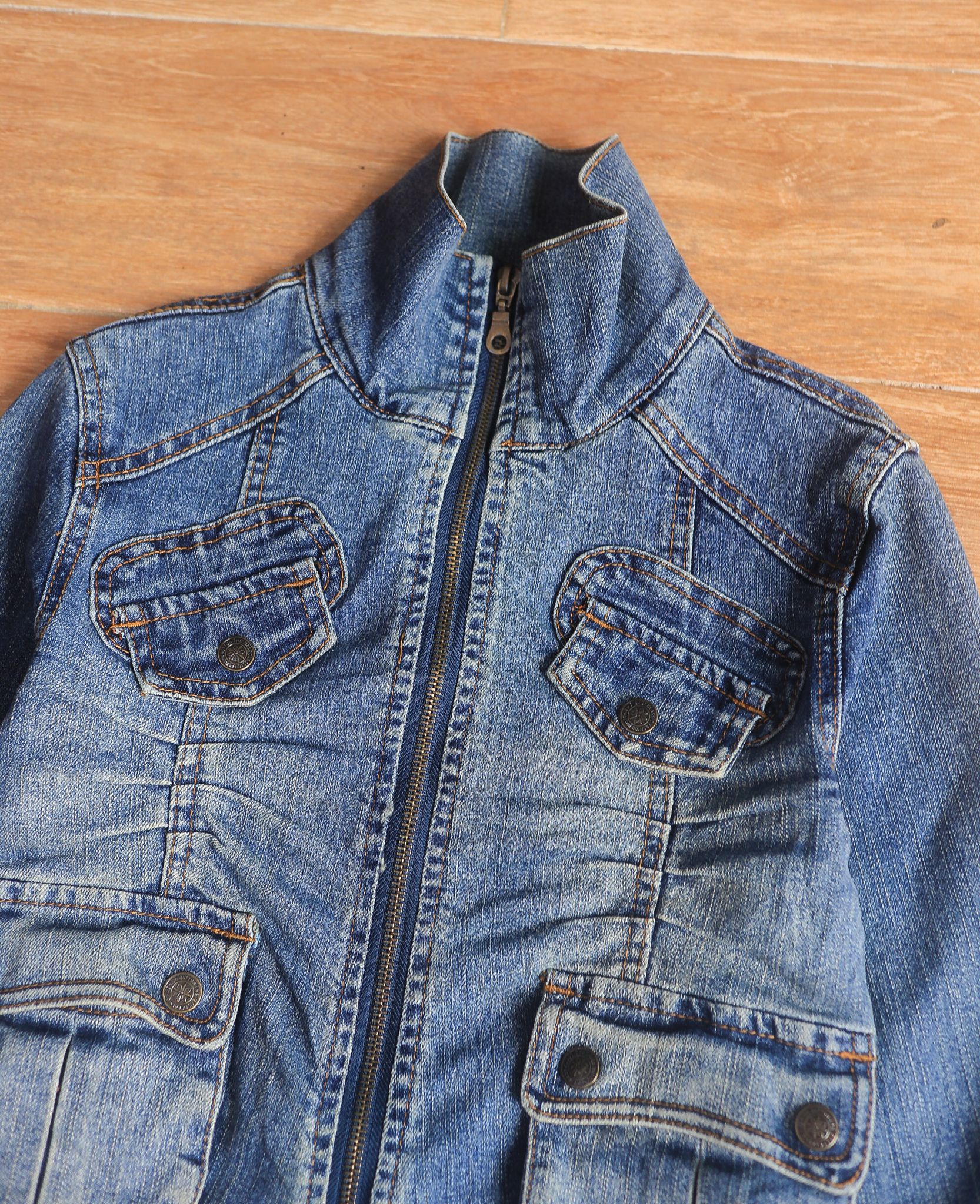 10.21.24 - VTG CROPPED DENIM JACKET - ORIX