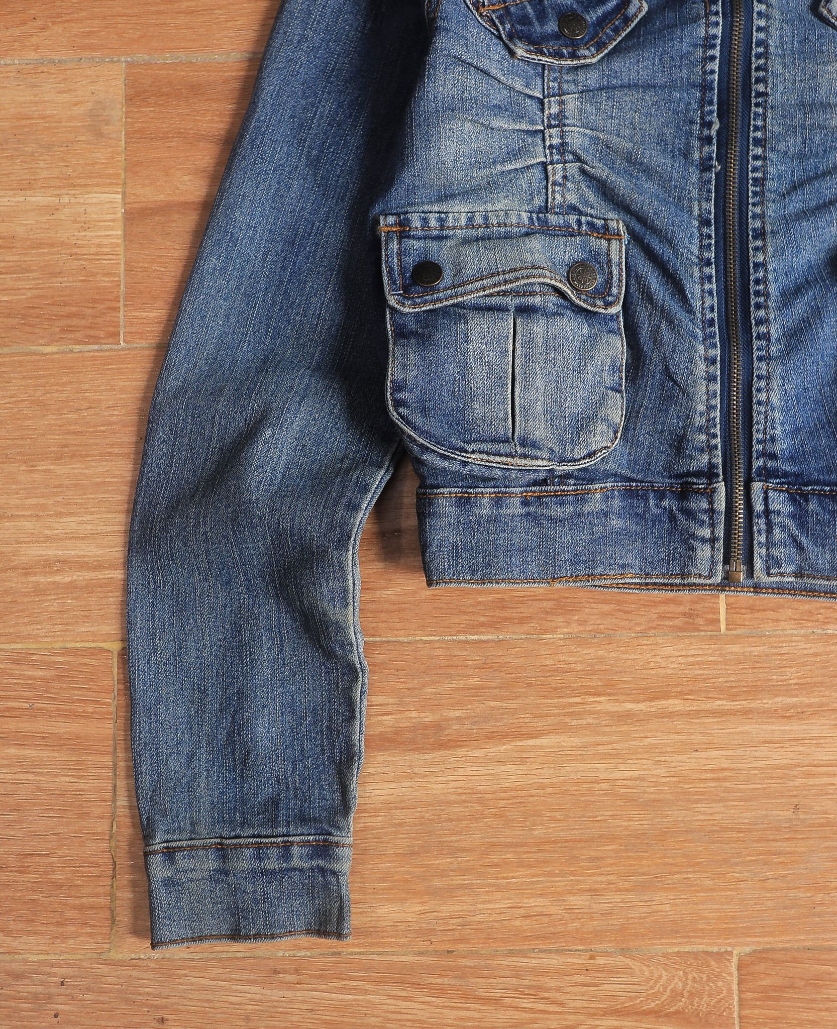 10.21.24 - VTG CROPPED DENIM JACKET - ORIX