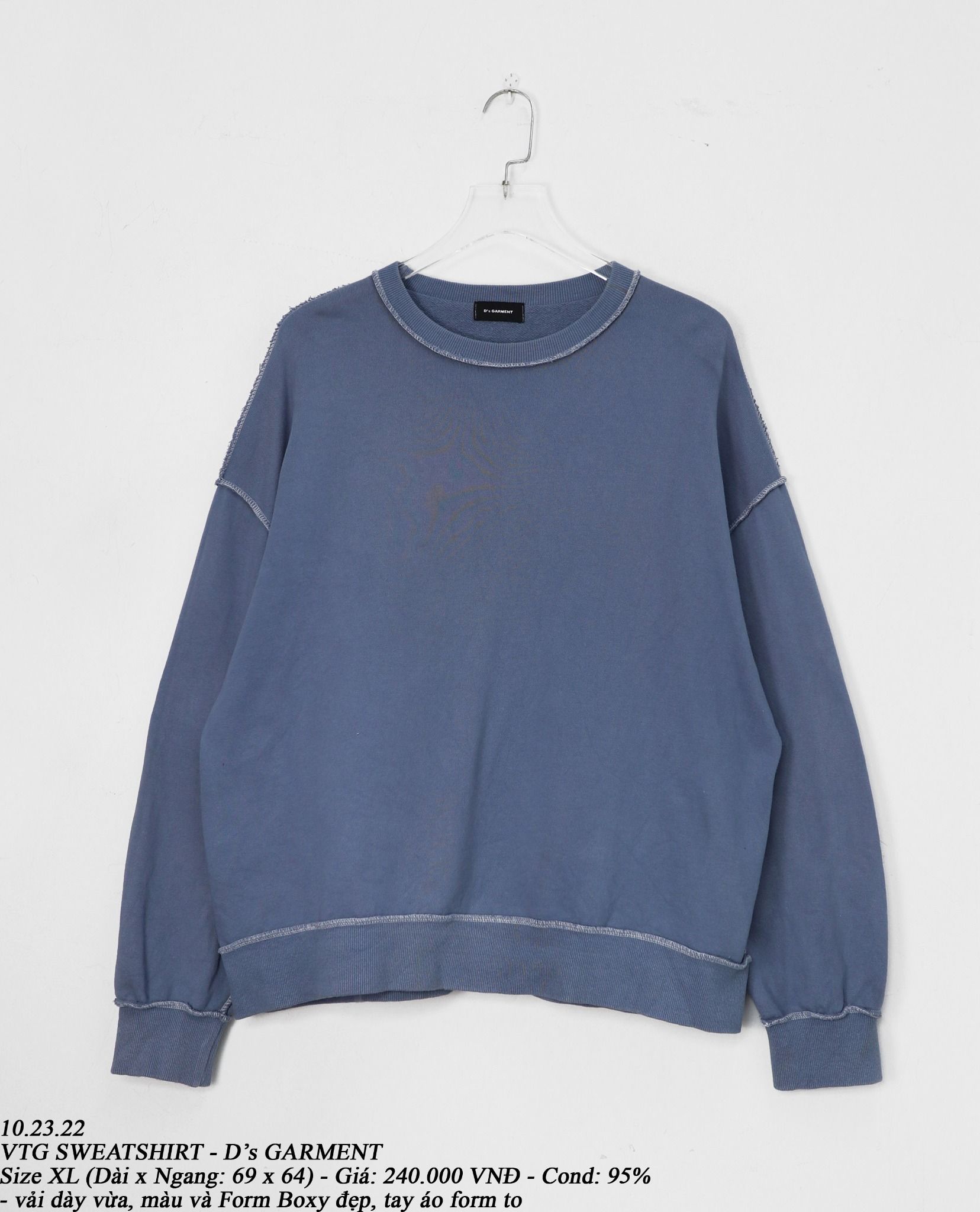 10.23.22 - VTG SWEATSHIRT - D's GARMENT