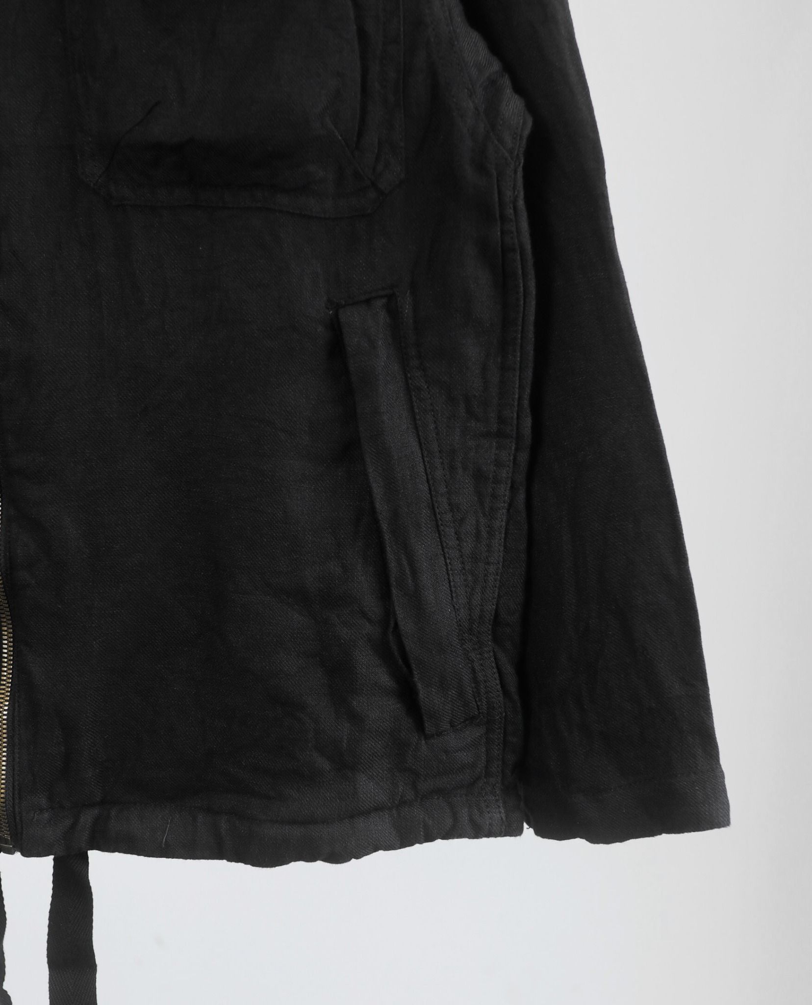 06.25.23 - VTG LINEN HOODED JACKET - ZARA