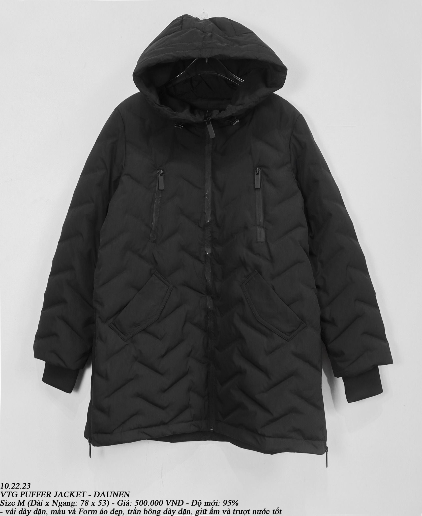 10.22.23 - VTG PUFFER JACKET - DAUNEN