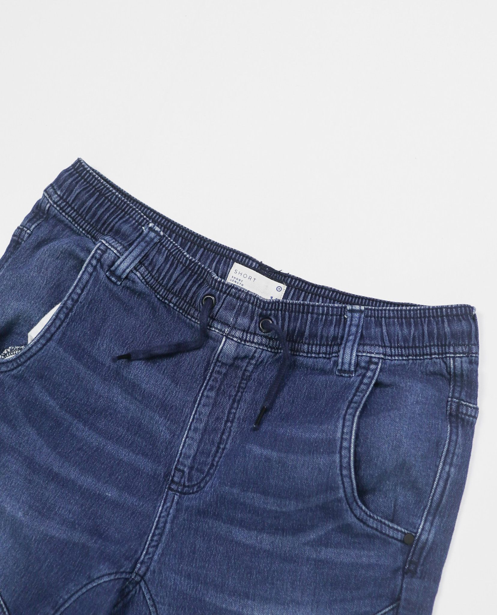 02.12.23 - VTG INDIGO WASH SWEAT SHORTS - NY