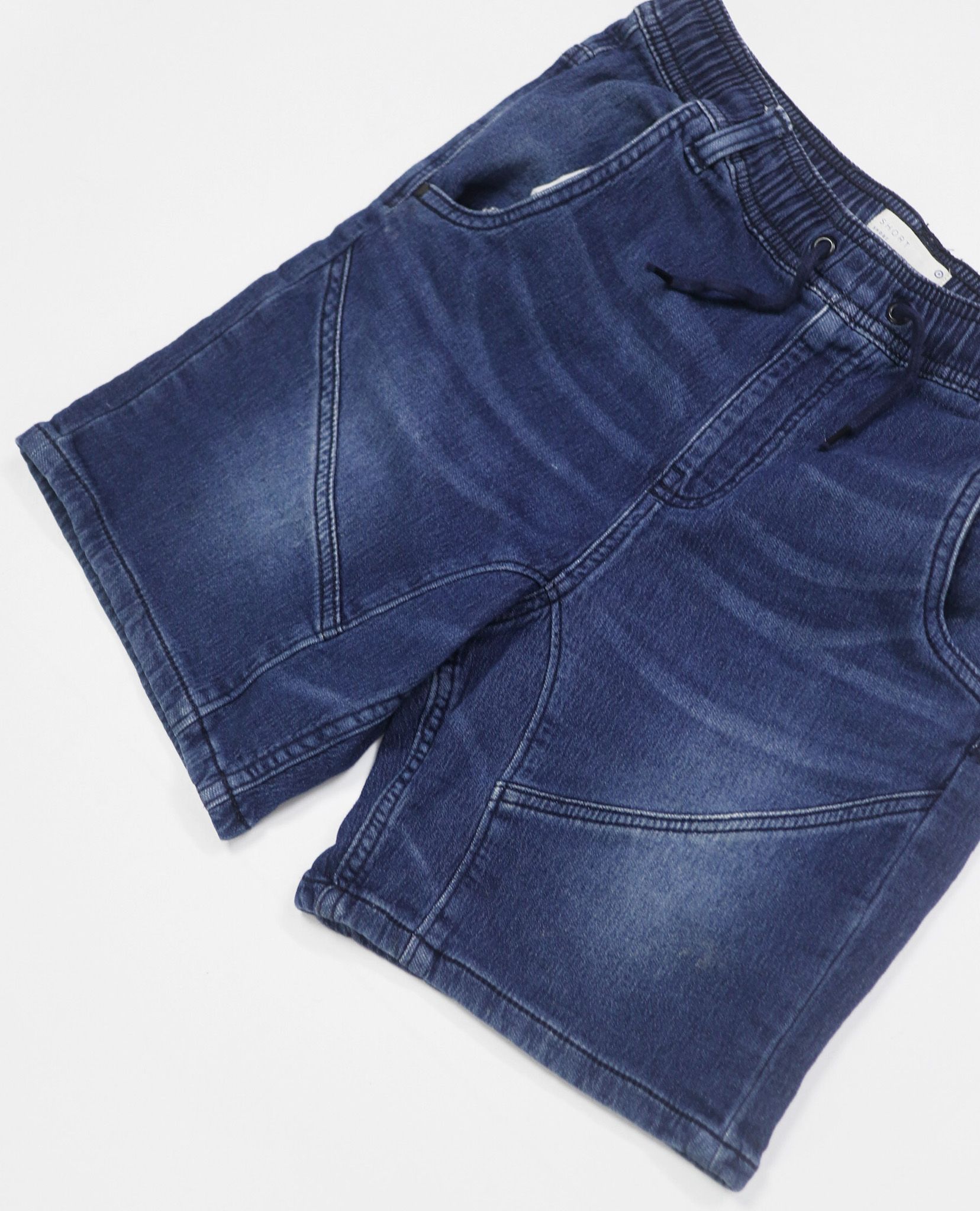 02.12.23 - VTG INDIGO WASH SWEAT SHORTS - NY