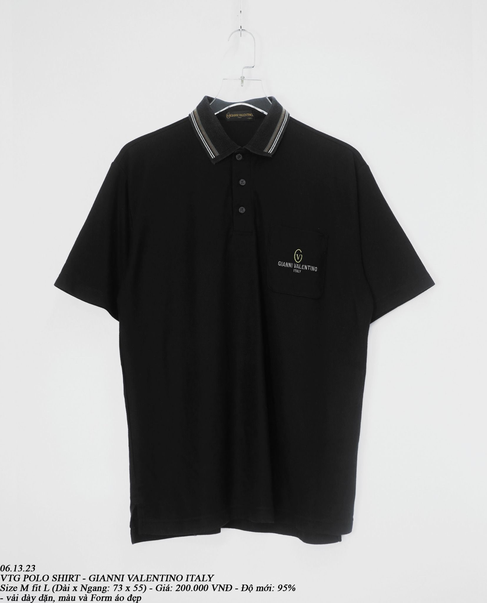 06.13.23 - VTG POLO SHIRT - GIANNI VALENTINO ITALY