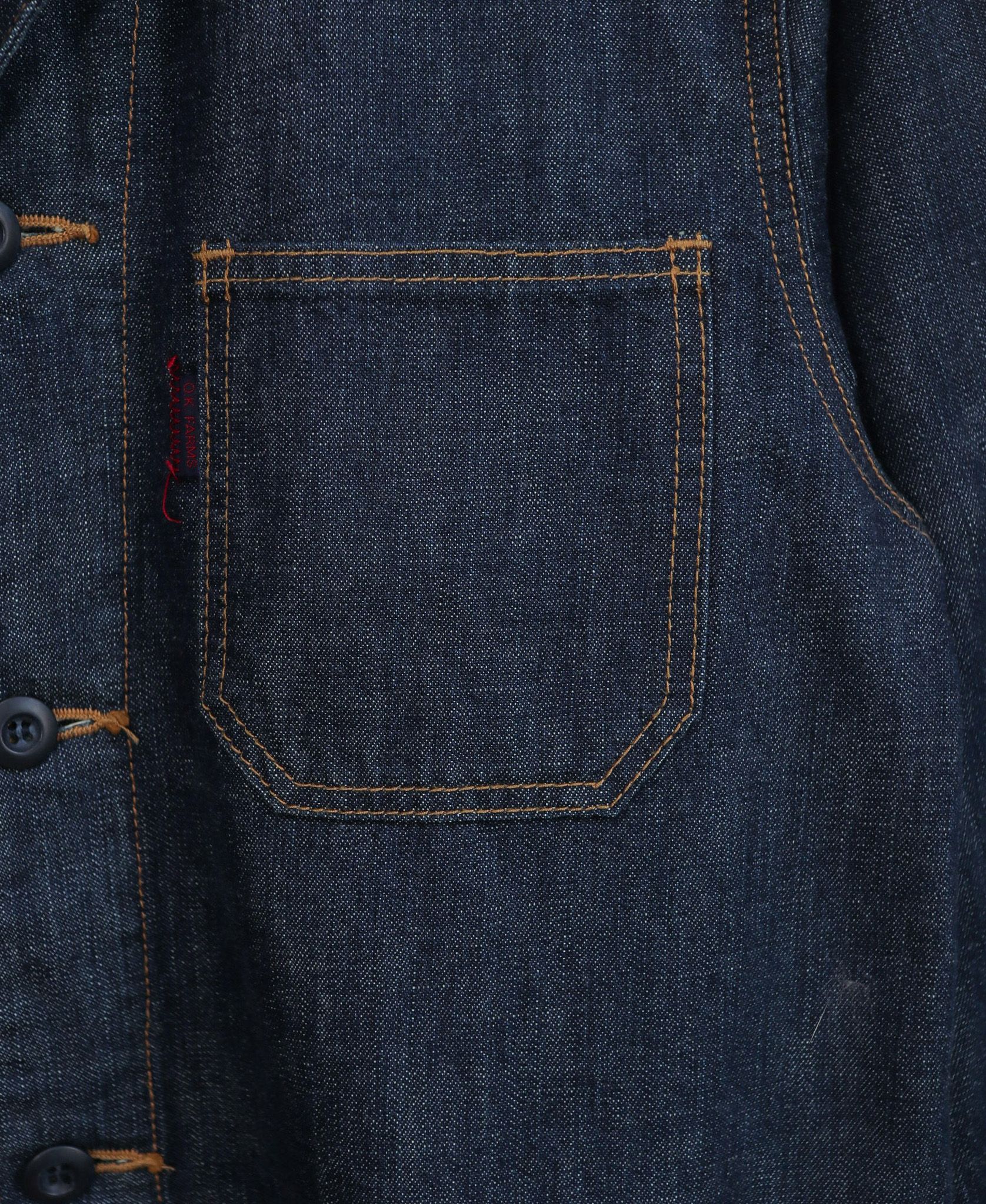 11.12.23 - VTG CHORE COAT DENIM JACKET - OK FARMS