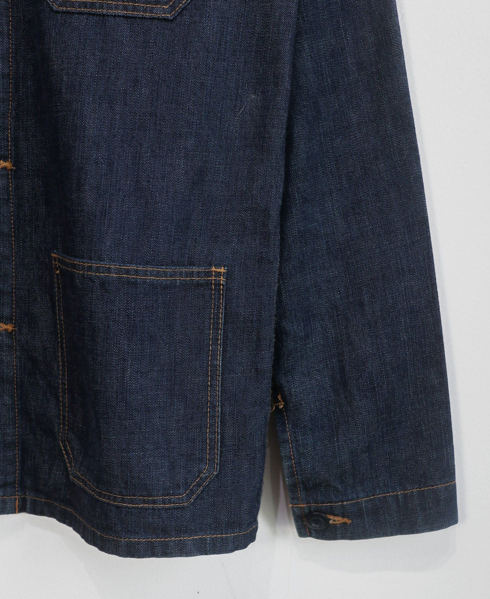 11.12.23 - VTG CHORE COAT DENIM JACKET - OK FARMS