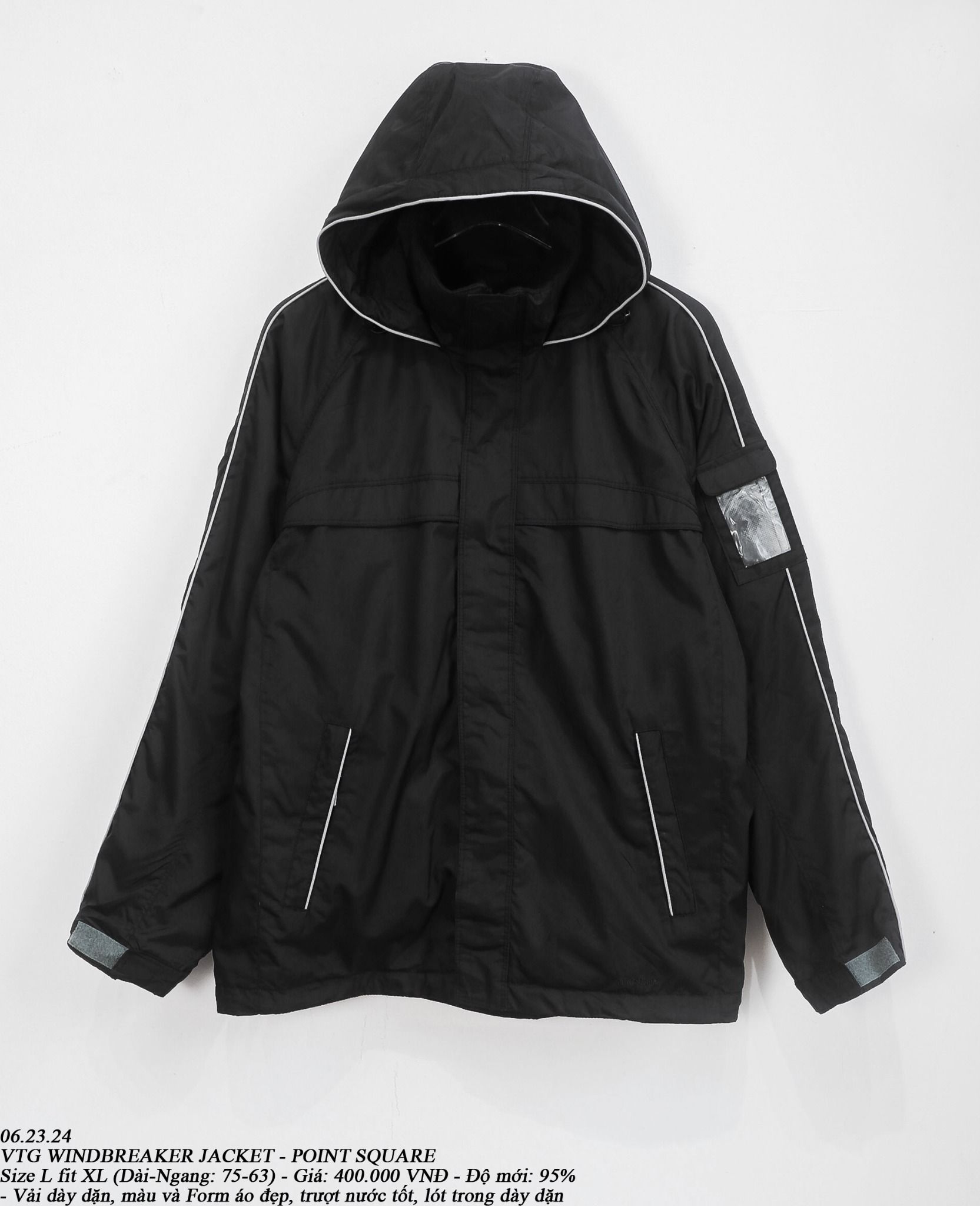 06.23.24 - VTG WINDBREAKER JACKET - POINT SQUARE