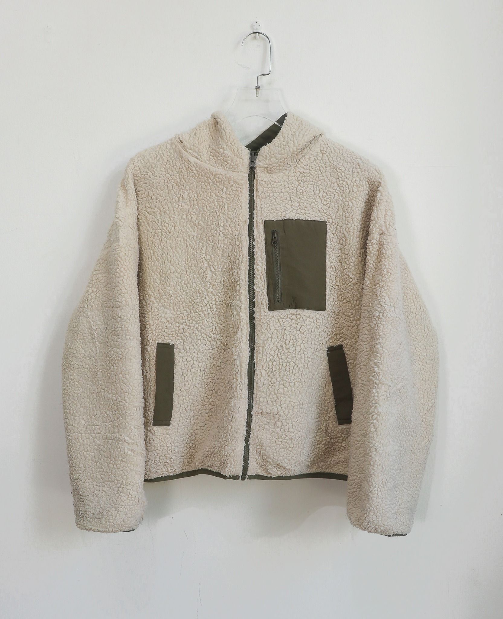 06.23.24 - VTG REVERSIBLE CROPPED FLEECE JACKET - COLZA