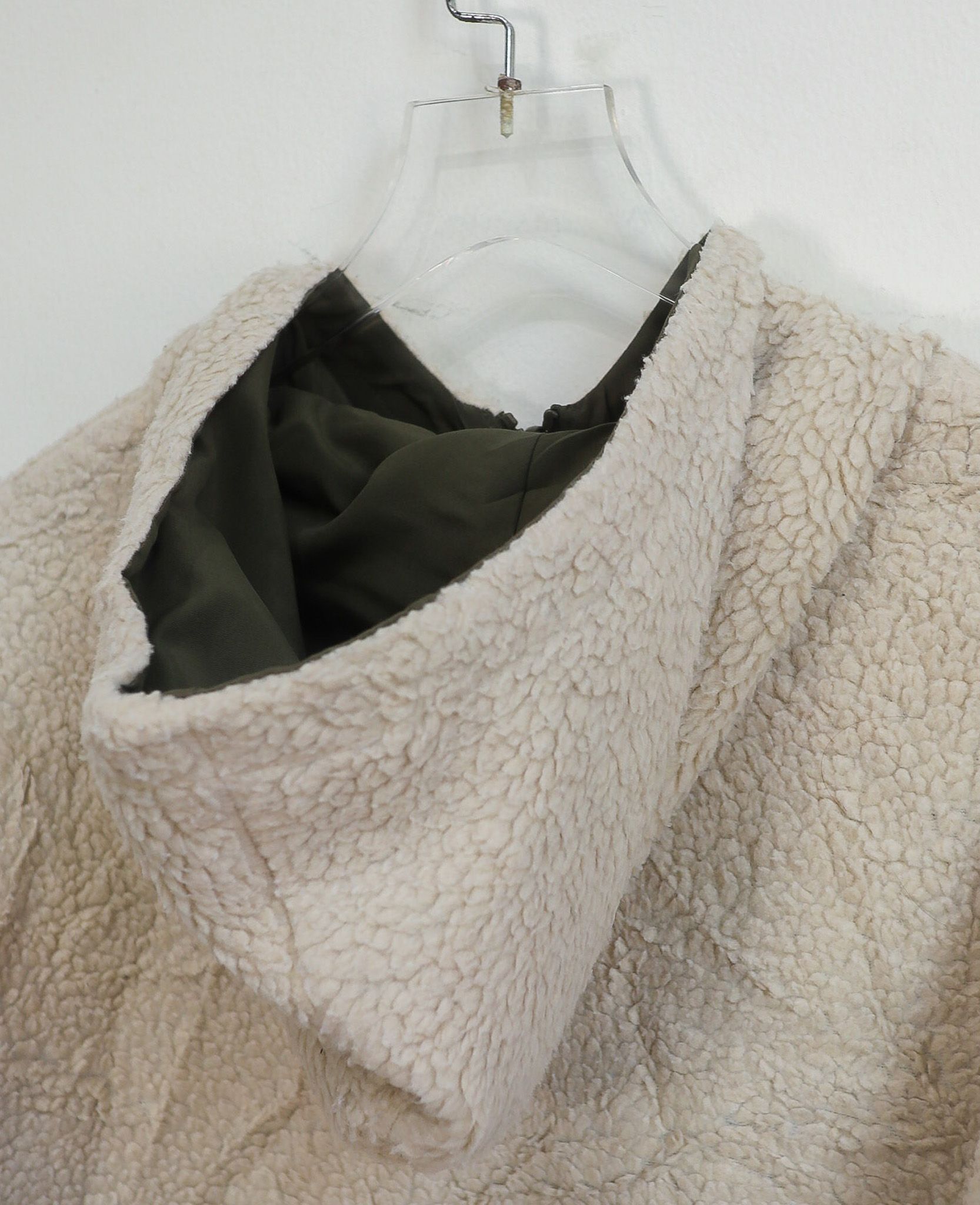 06.23.24 - VTG REVERSIBLE CROPPED FLEECE JACKET - COLZA