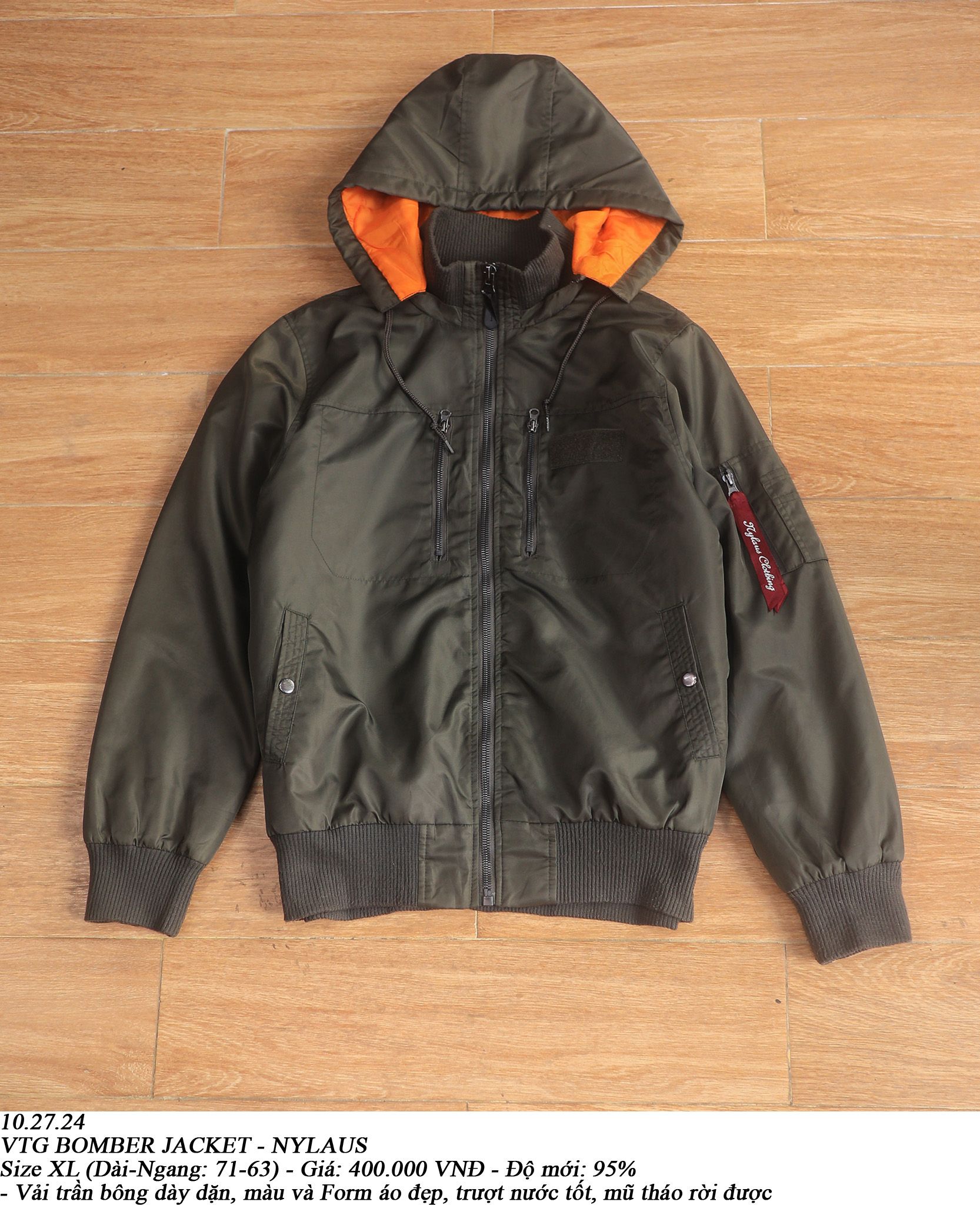 10.27.24 - VTG BOMBER JACKET - NYLAUS