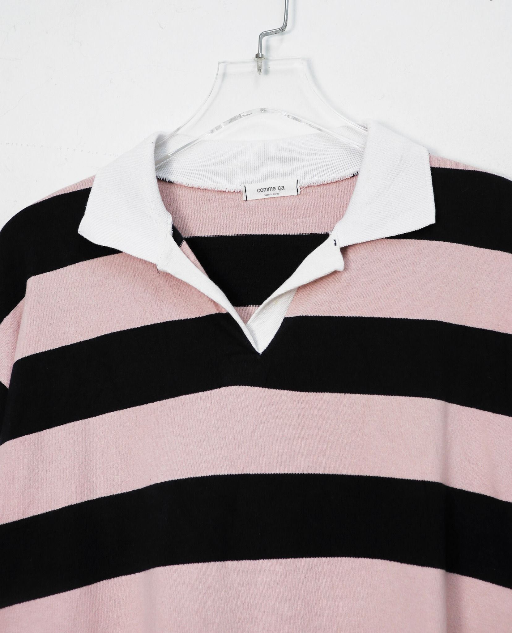 10.25.22 - VTG LONGSLEEVE POLO SHIRT - COMME CA