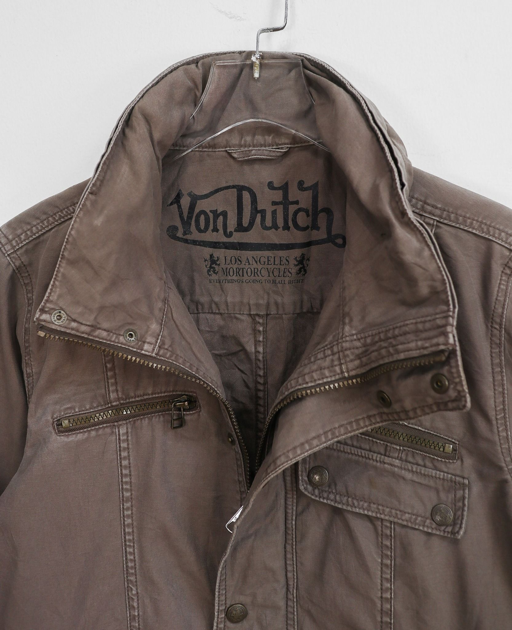 06.23.24 - VTG TWILL RIDER JACKET - VON DUTCH