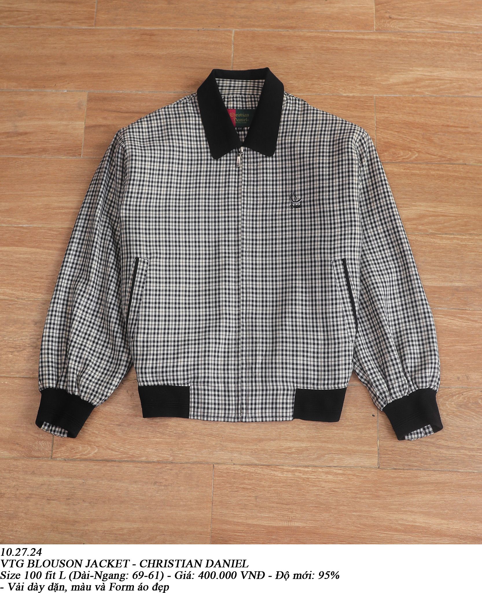 10.27.24 - VTG BLOUSON JACKET - CHRISTIAN DANIEL