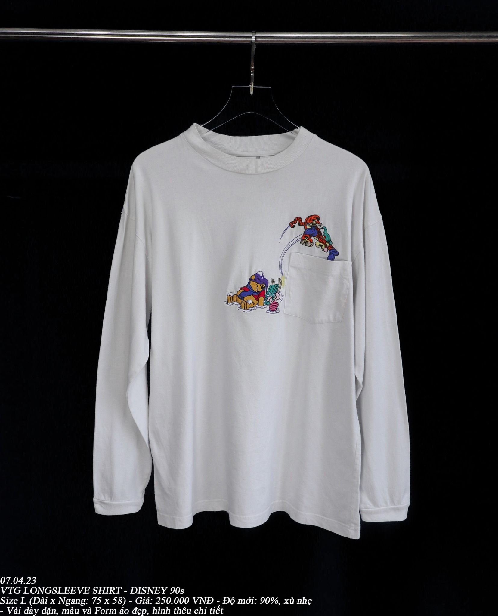 07.04.23 - VTG LONGSLEEVE SHIRT - DISNEY 90s