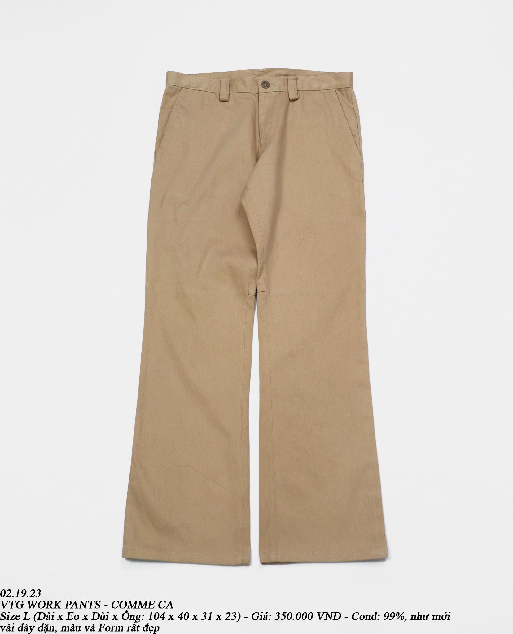 02.19.23 - VTG WORK PANTS - COMME CA