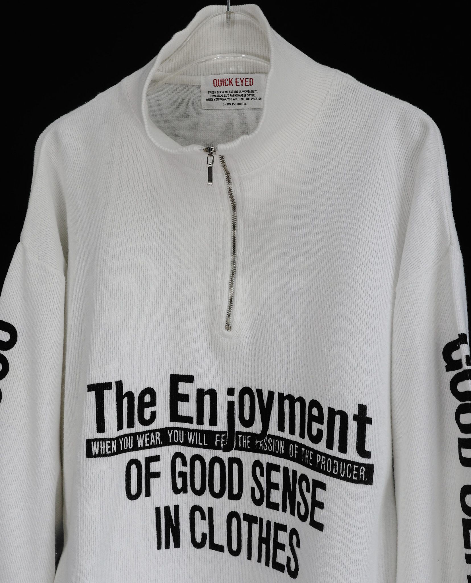 07.04.23 - VTG KNIT LONGSLEEVE SHIRT - QUICK EYED