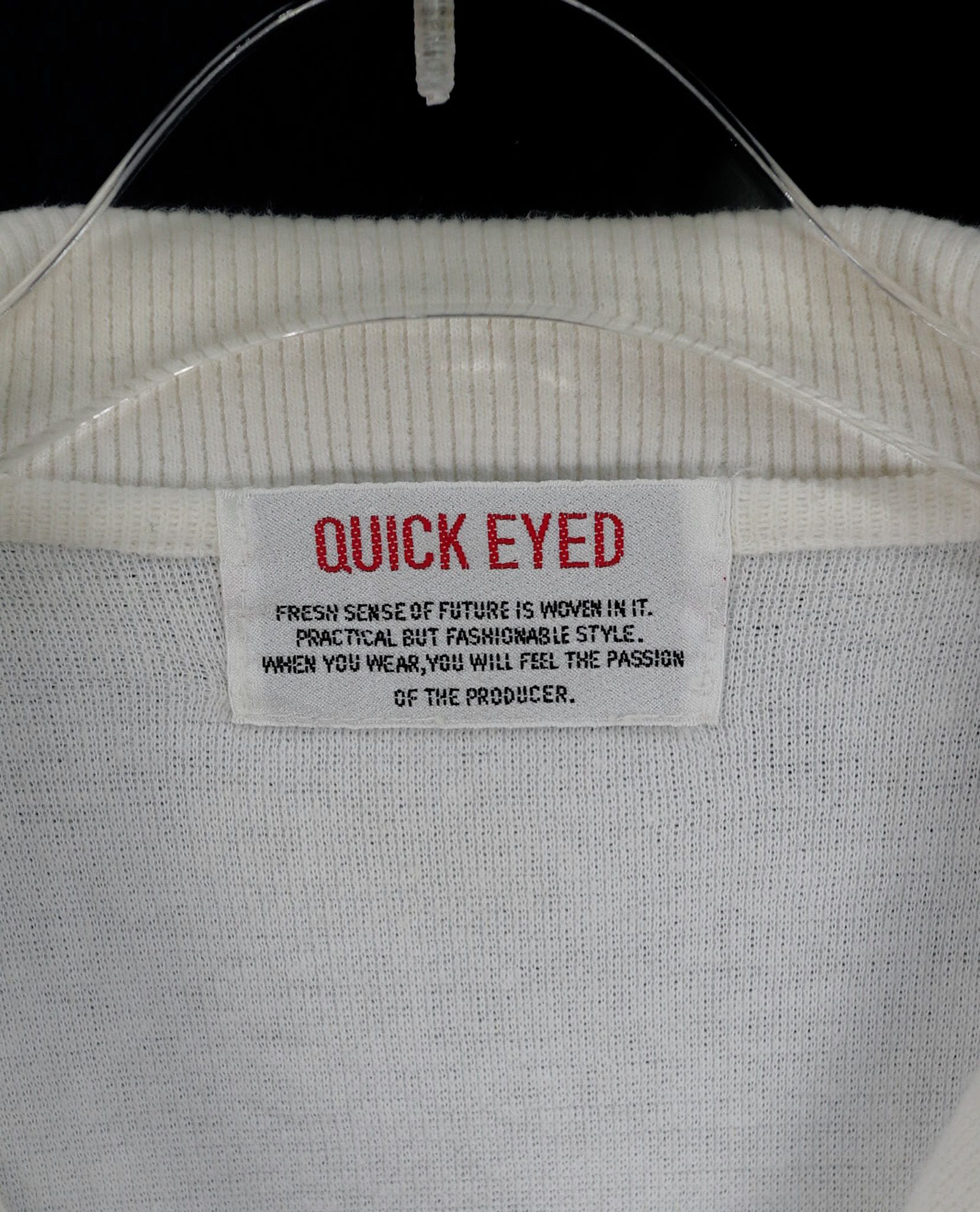 07.04.23 - VTG KNIT LONGSLEEVE SHIRT - QUICK EYED
