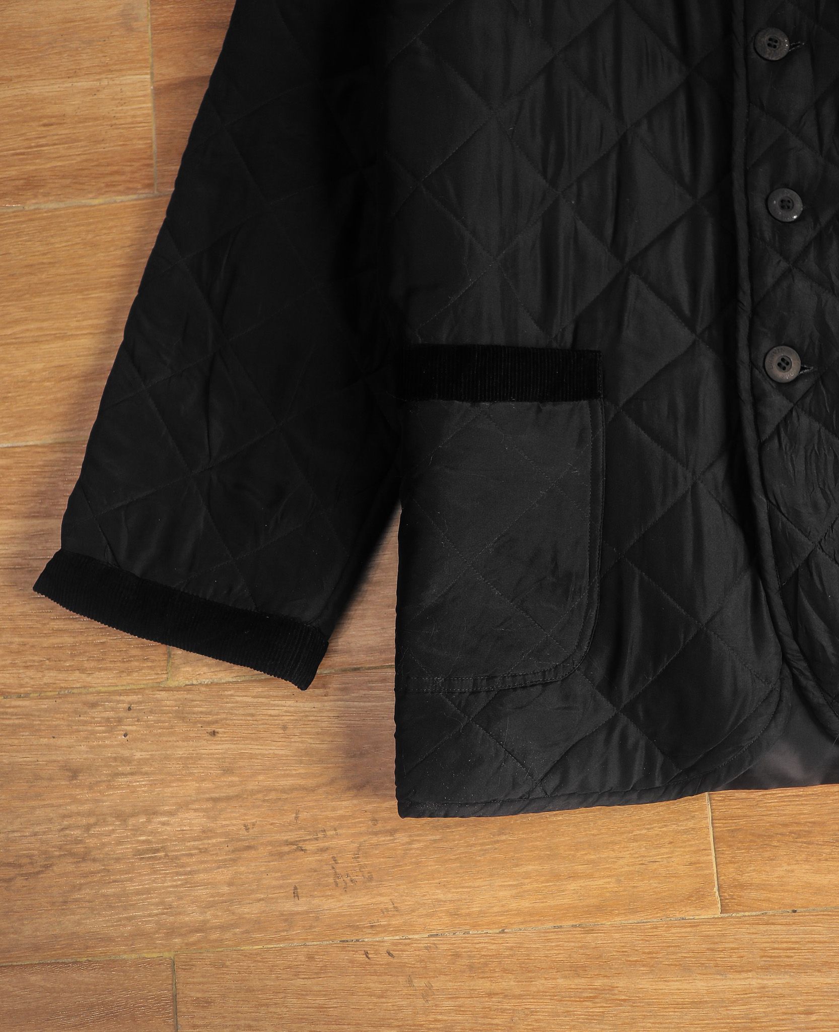 10.27.24 - VTG QUILTED COACH JACKET - YOU-COH SILK