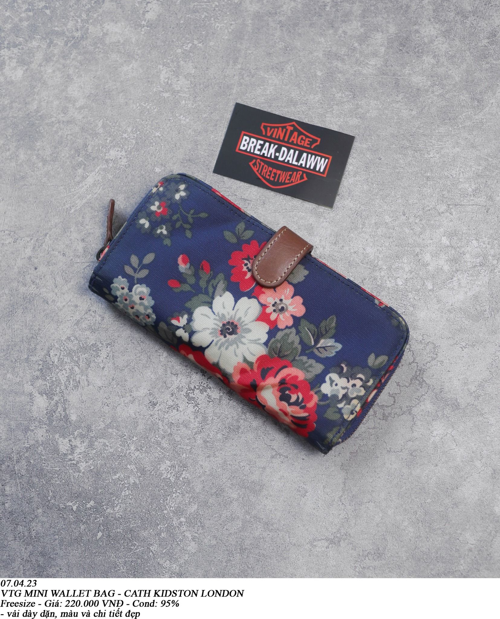07.04.23 - VTG MINI VALLET BAG - CATH KIDSTON LONDON