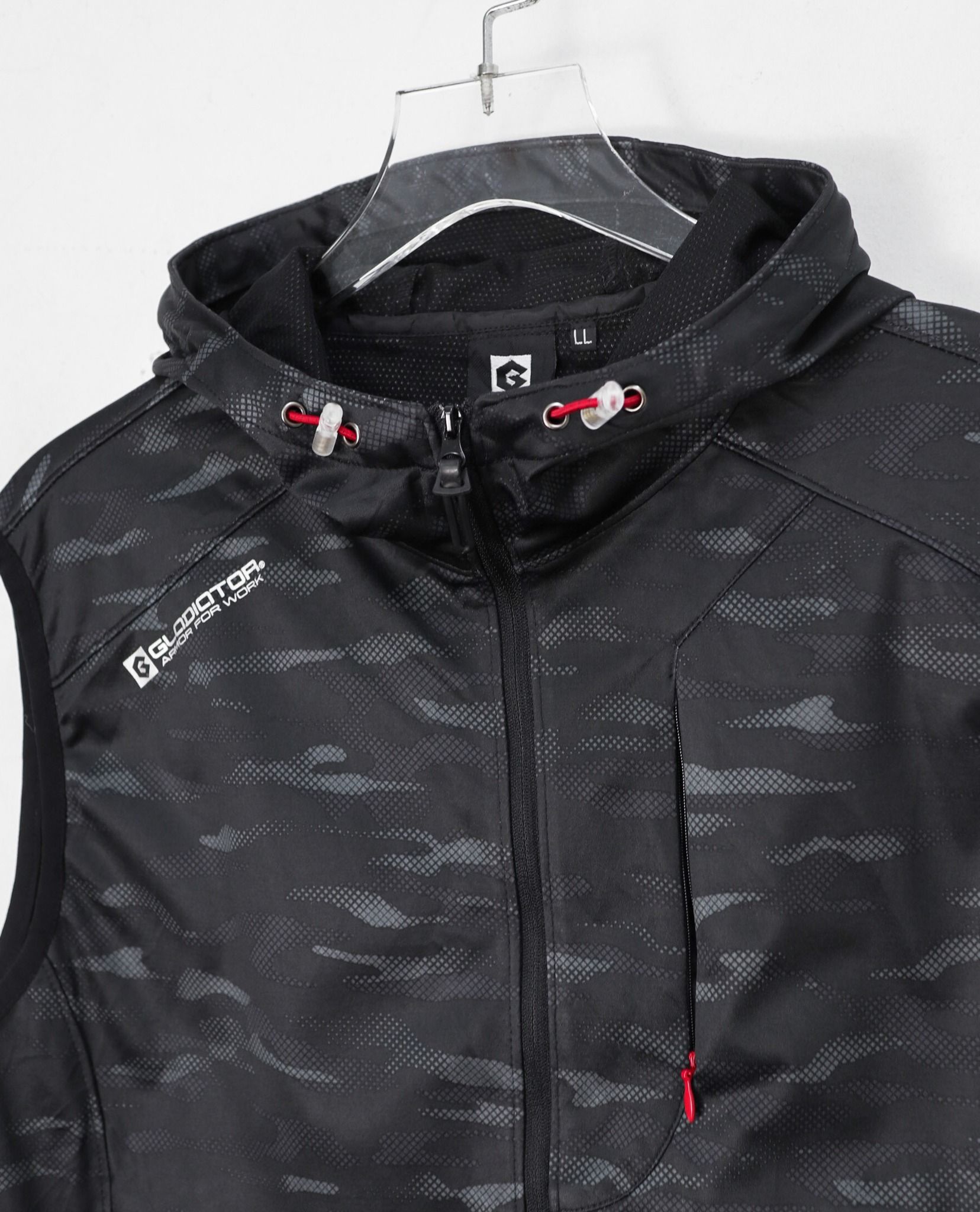 10.30.22 - VTG WINDBREAKER VEST JACKET - GLADIATOR