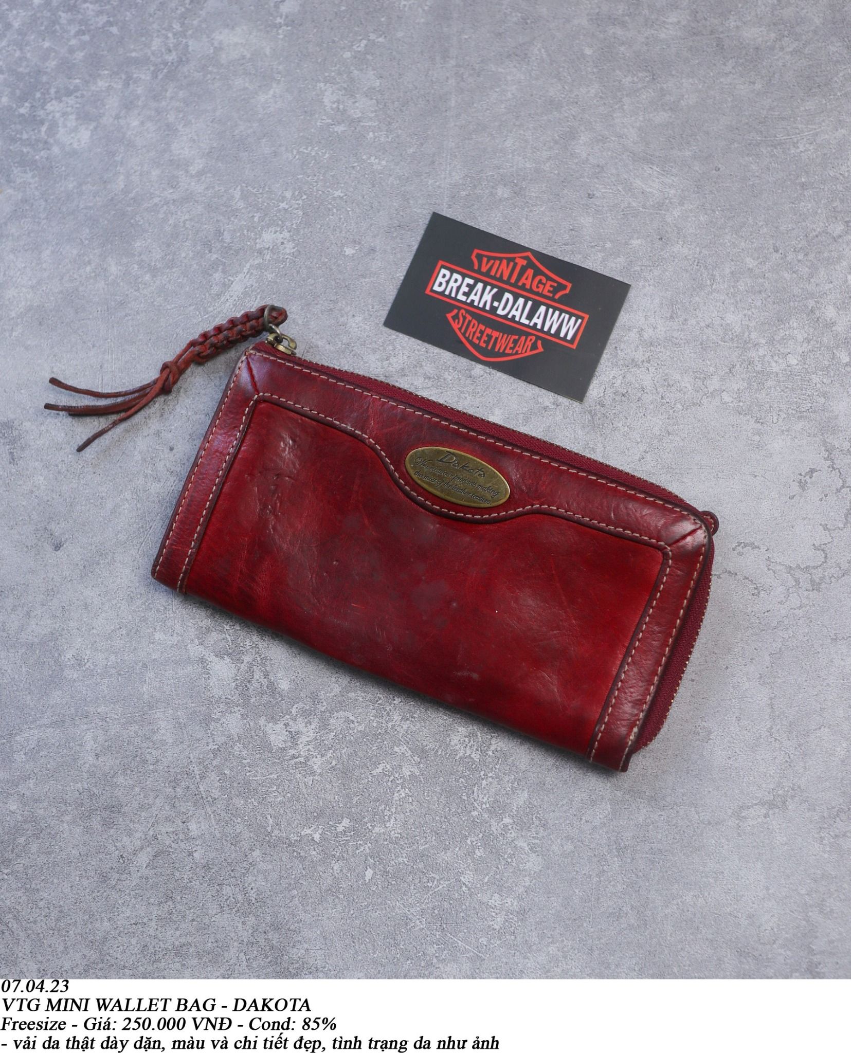 07.04.23 - VTG MINI VALLET BAG - DAKOTA
