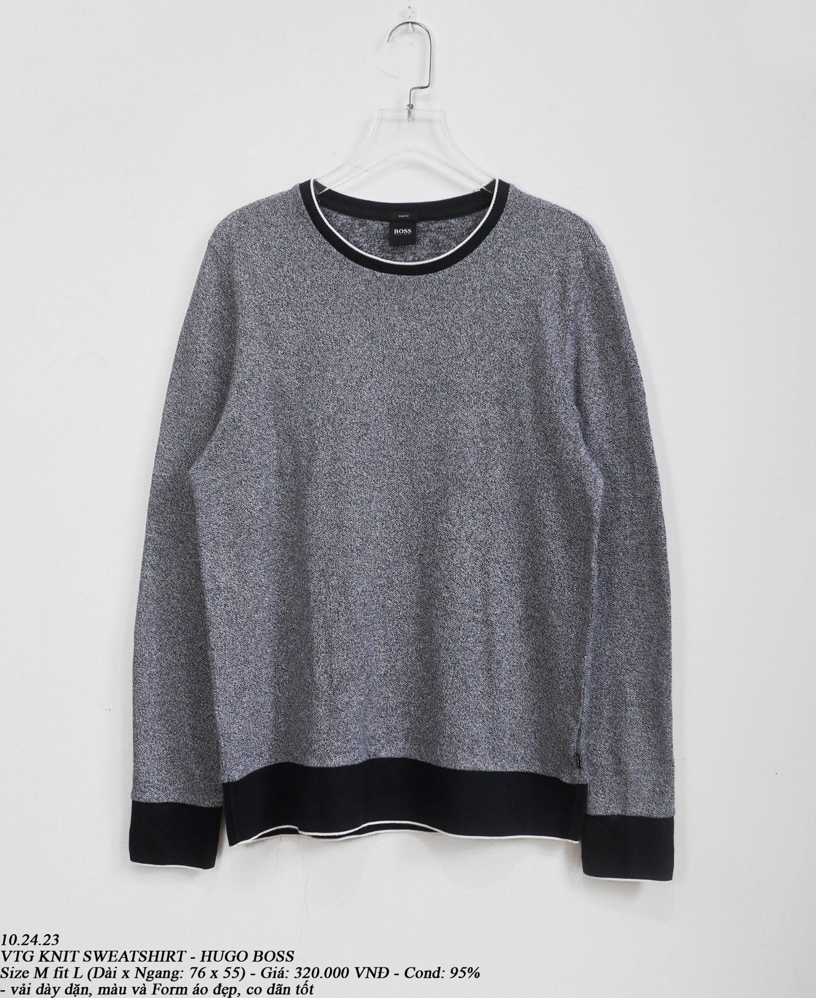 10.24.23 - VTG KNIT SWEATSHIRT - HUGO BOSS