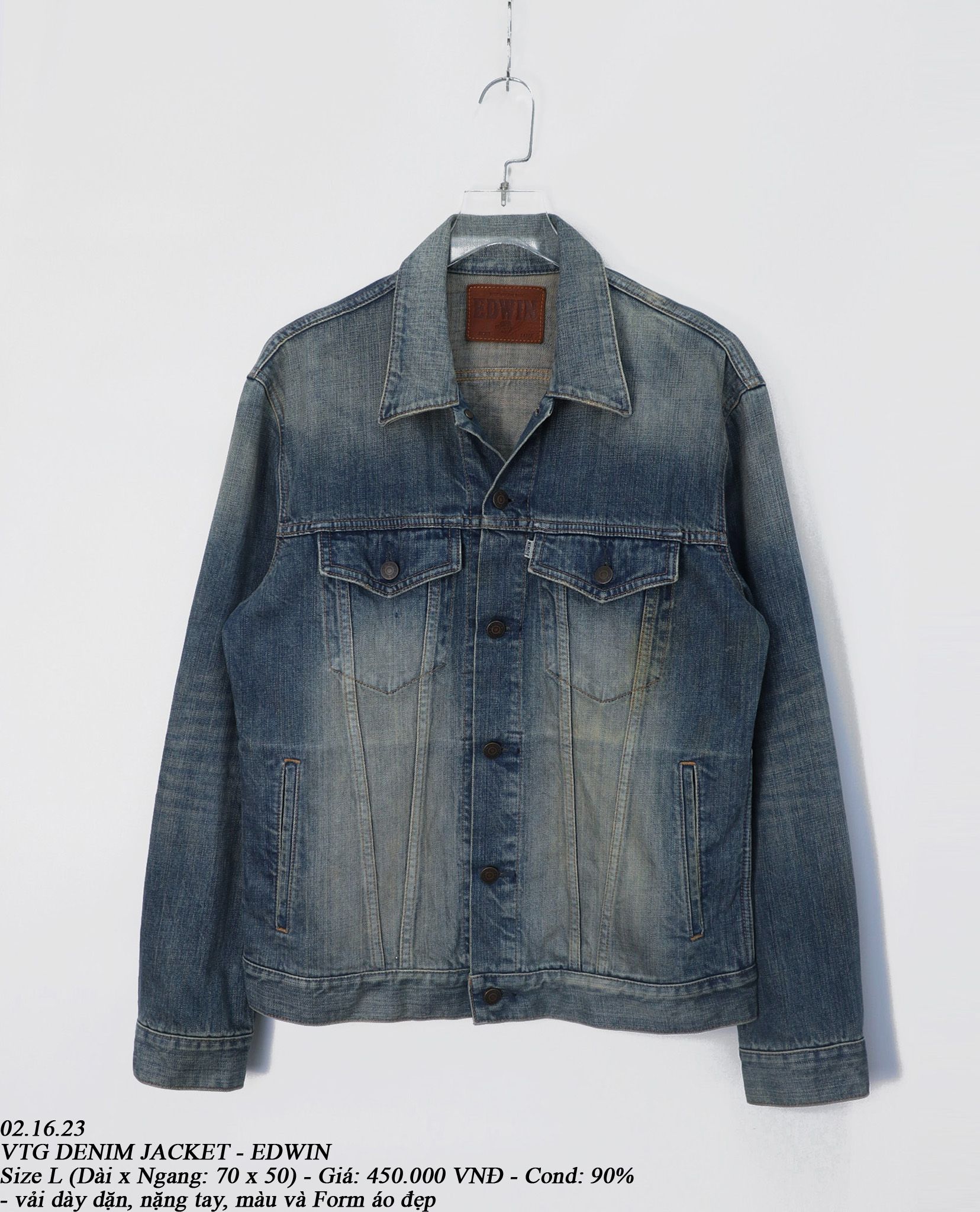 02.16.23 - VTG DENIM JACKET - EDWIN