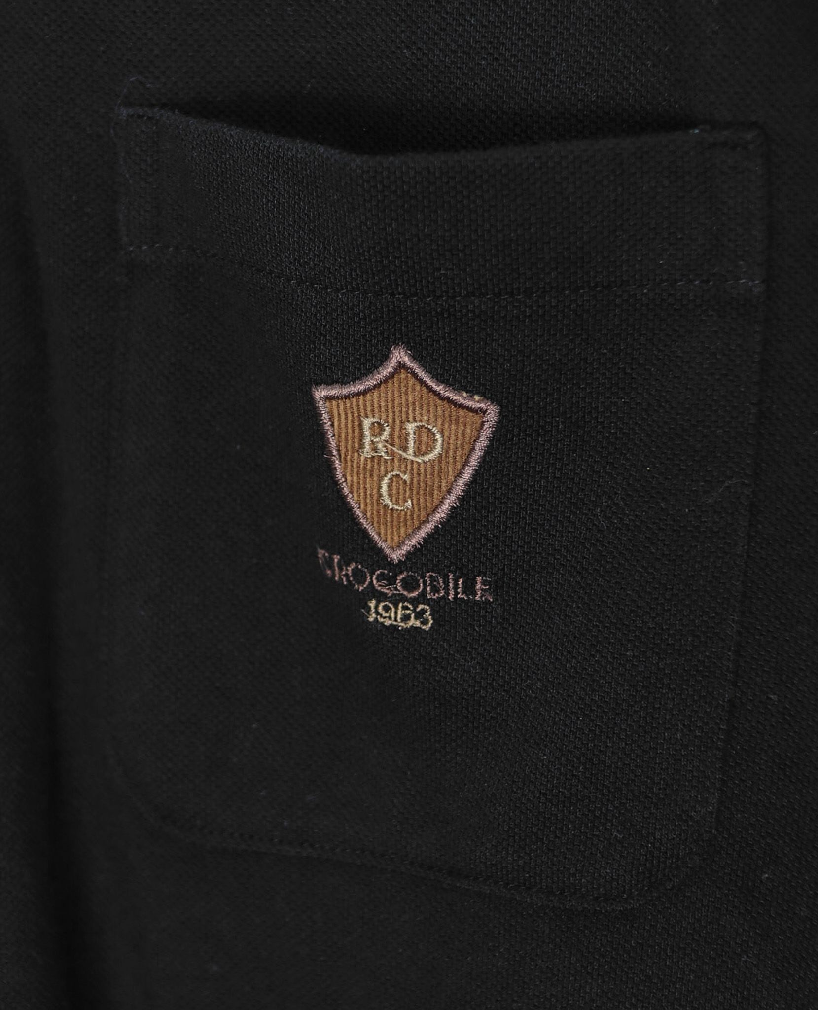 07.20.23 - VTG LONGSLEEVE POLO SHIRT - CROCODILE