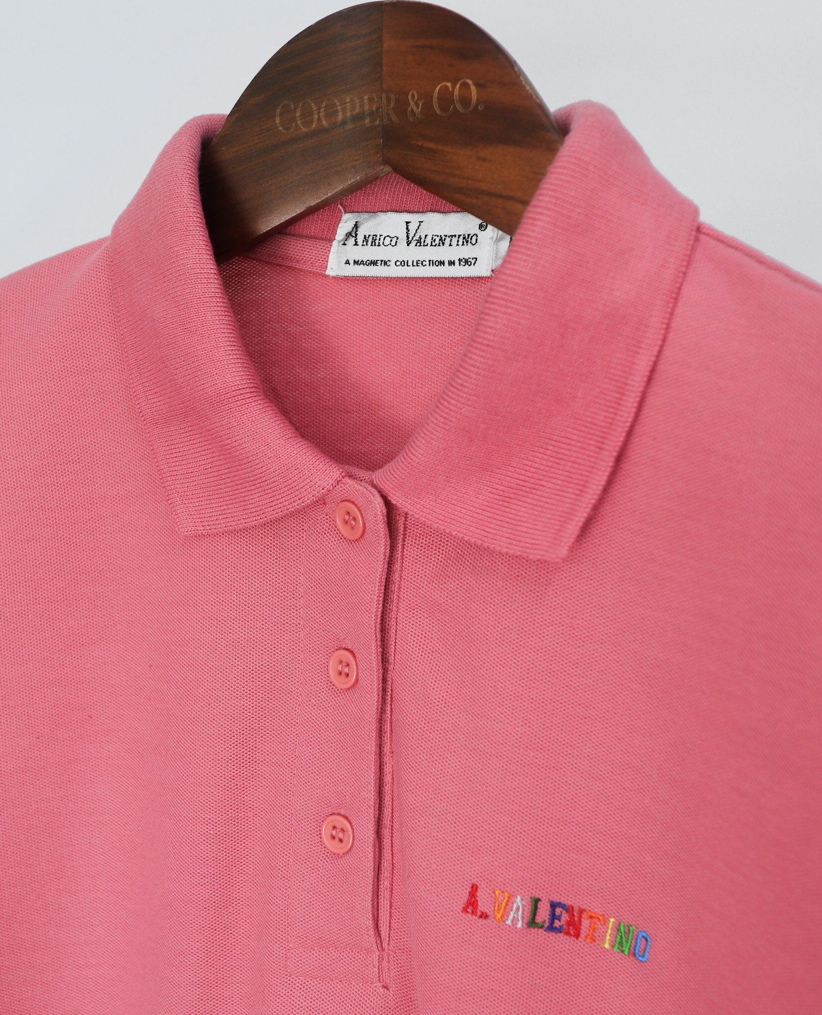 07.25.23 - VTG LONGSLEEVE POLO SHIRT - ANRICO VALENTINO