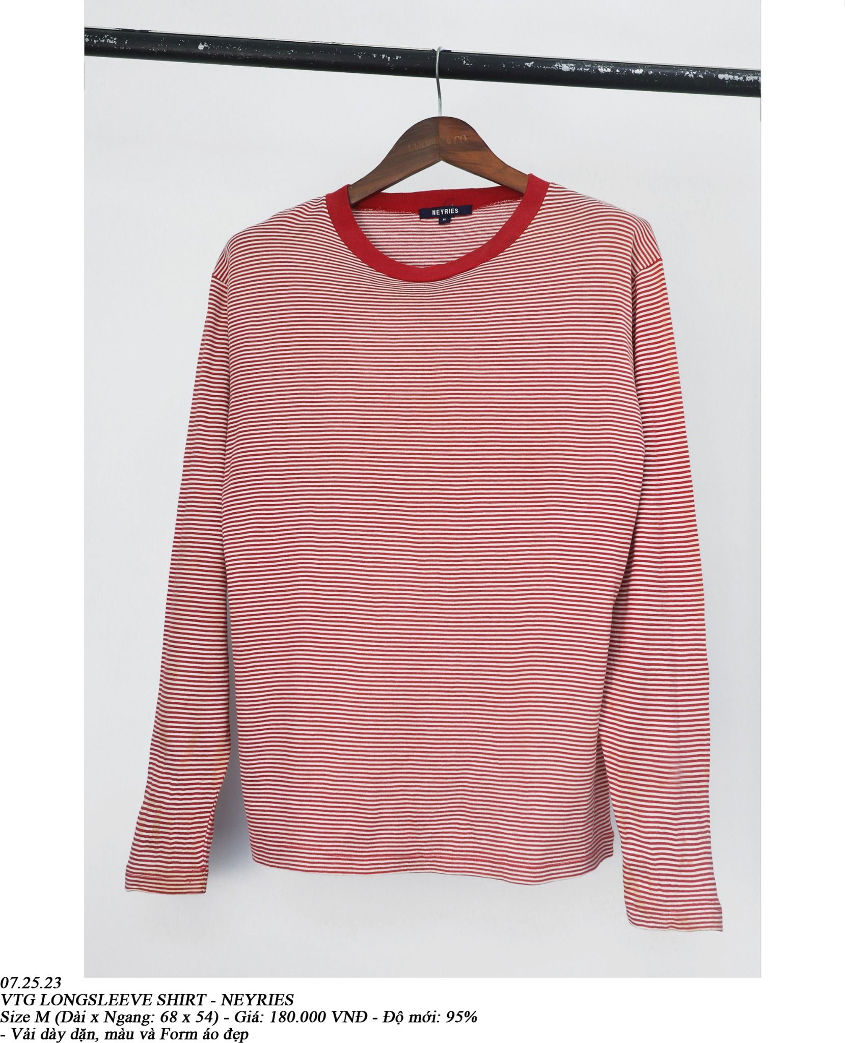 07.25.23 - VTG LONGSLEEVE SHIRT - NEYRIES