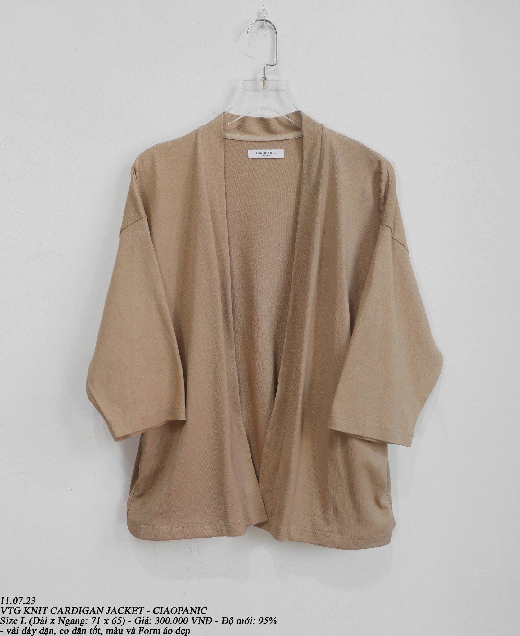 11.07.23 - VTG KNIT CARDIGAN JACKET - CIAOPANIC