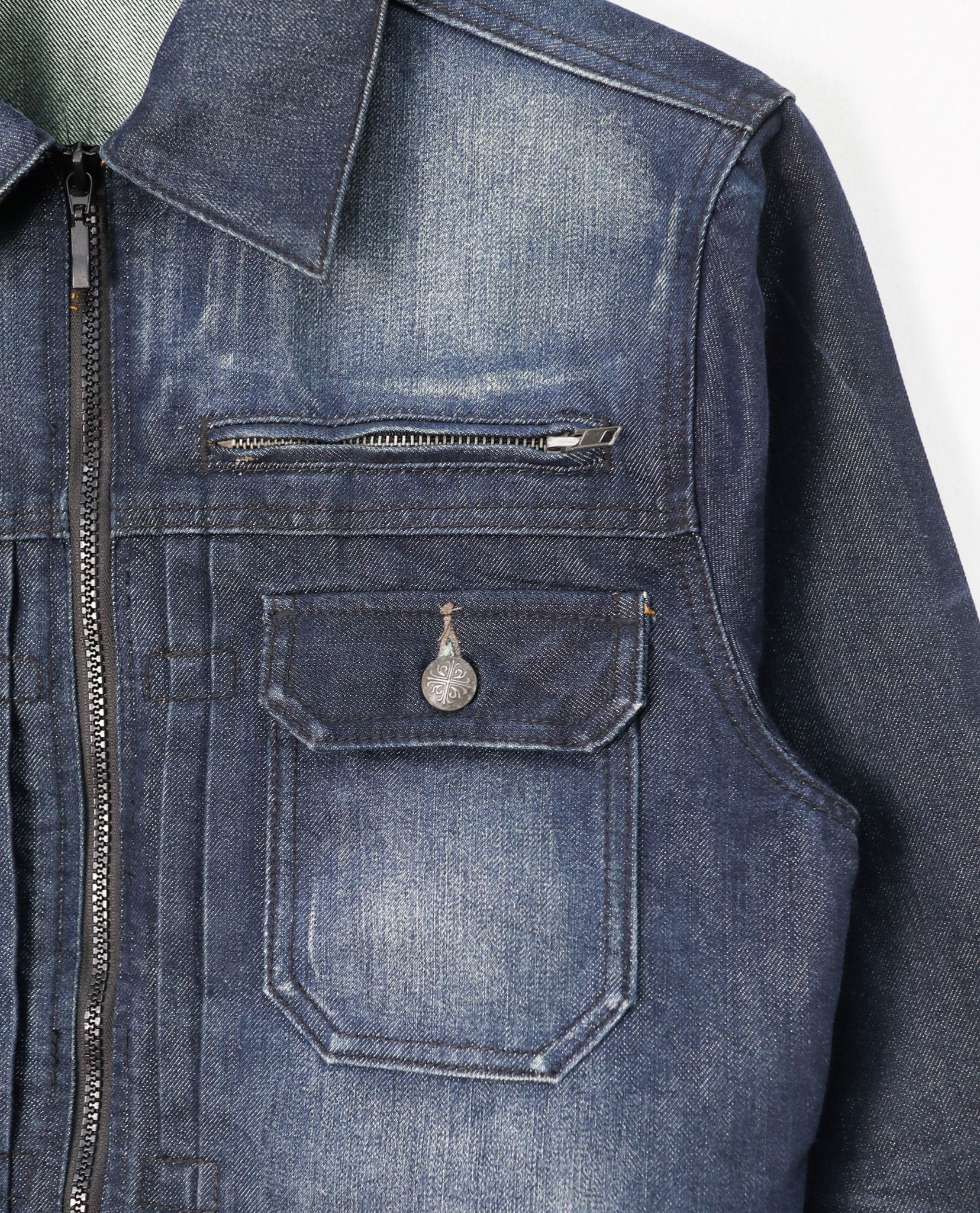 11.02.22 - VTG RAW DENIM JACKET - AVAIL JEANS