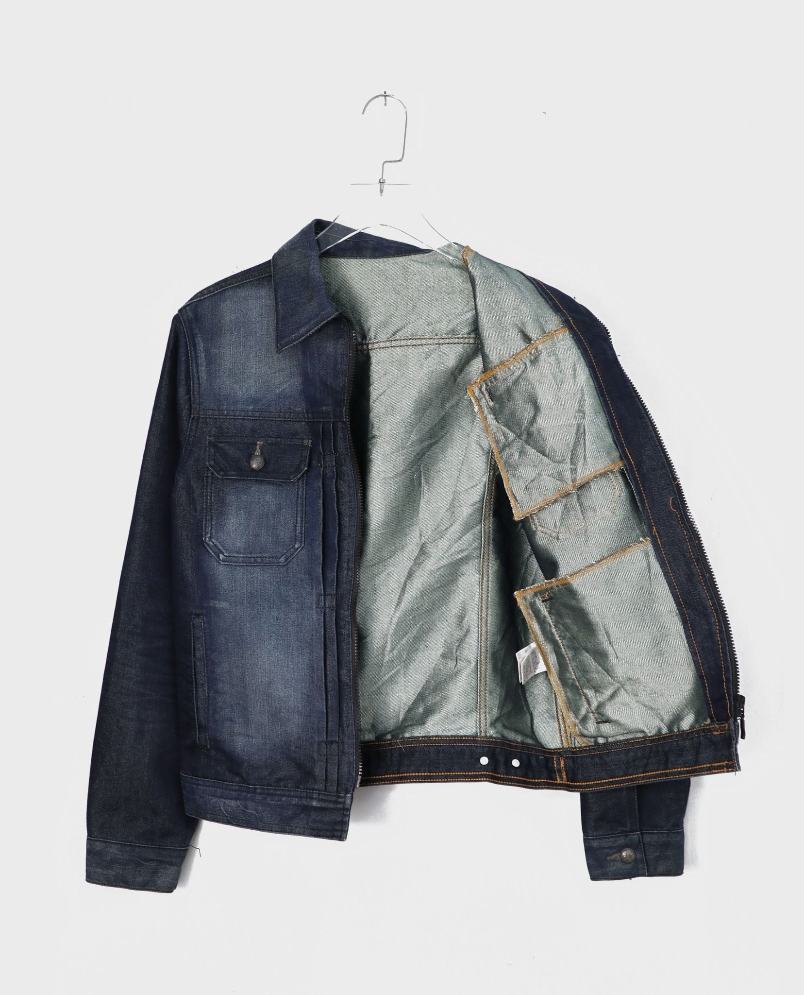 11.02.22 - VTG RAW DENIM JACKET - AVAIL JEANS