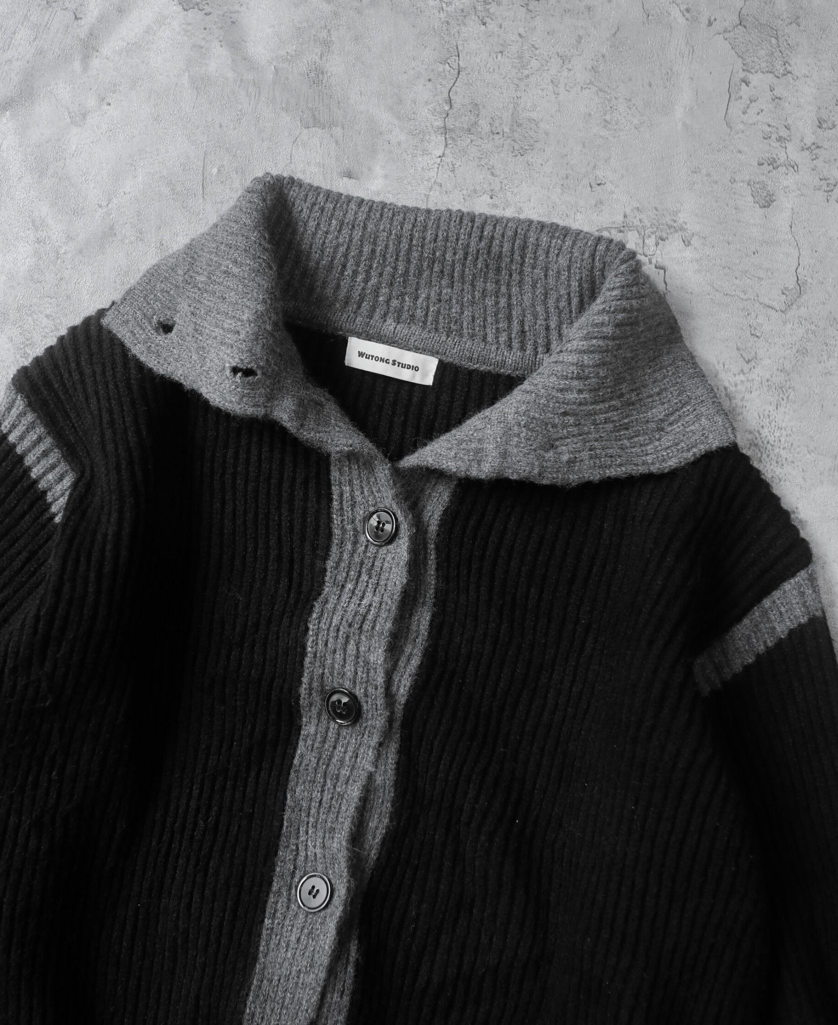 10.25.23 - VTG BLOUSON KNIT JACKET - WUTONG STUDIO