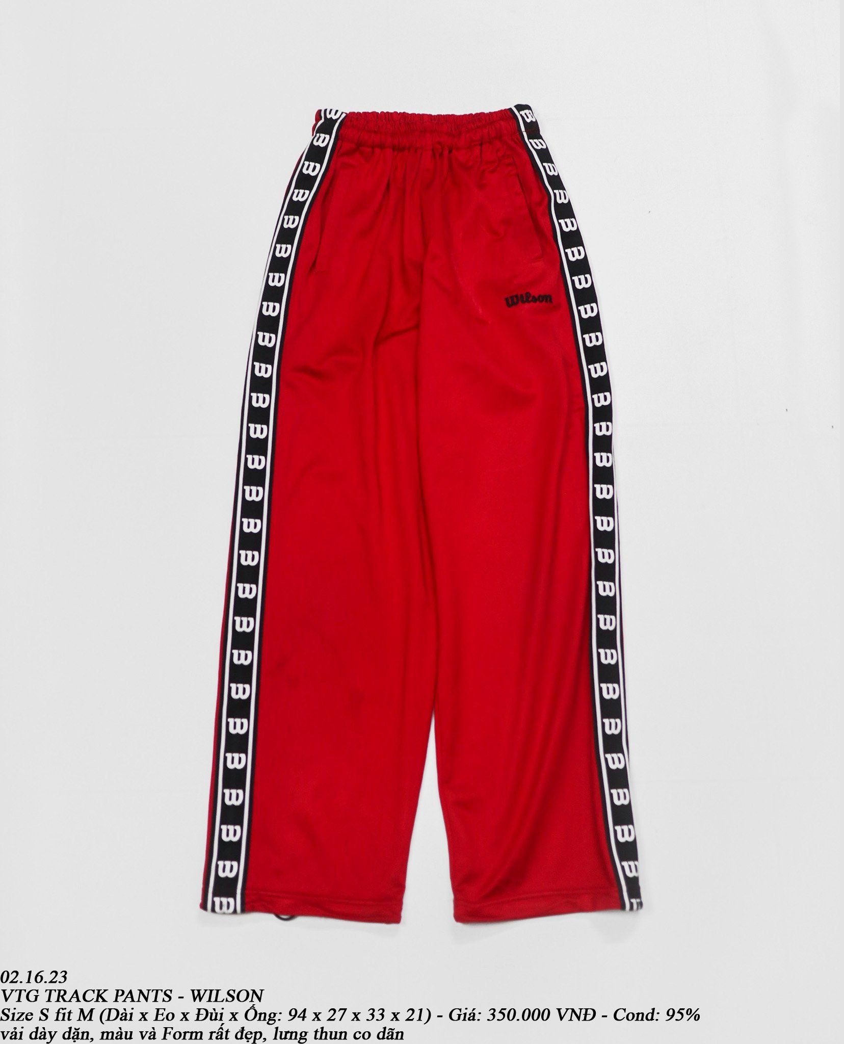 02.16.23 - VTG TRACK PANTS - WILSON