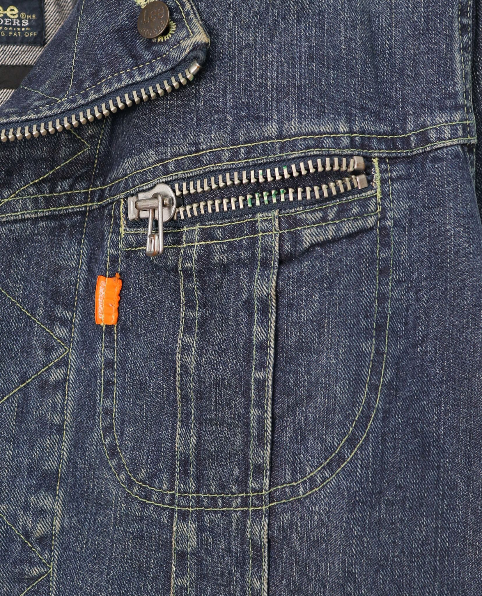 11.14.22 - VTG RIDER DENIM JACKET - LEE RIDERS X MONTAGE DENIM CROWD