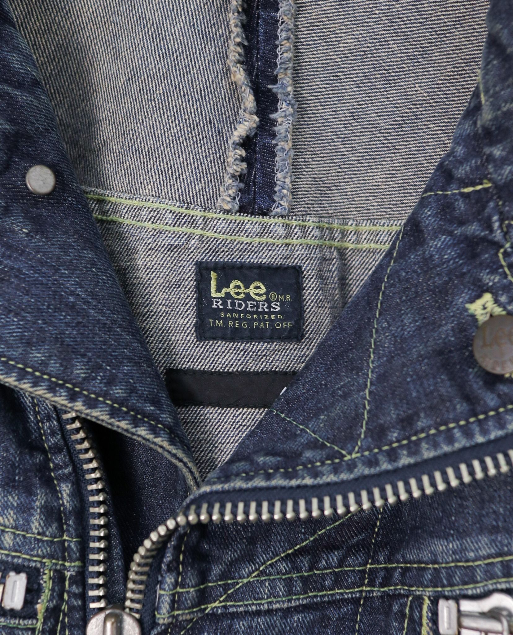 11.14.22 - VTG RIDER DENIM JACKET - LEE RIDERS X MONTAGE DENIM CROWD