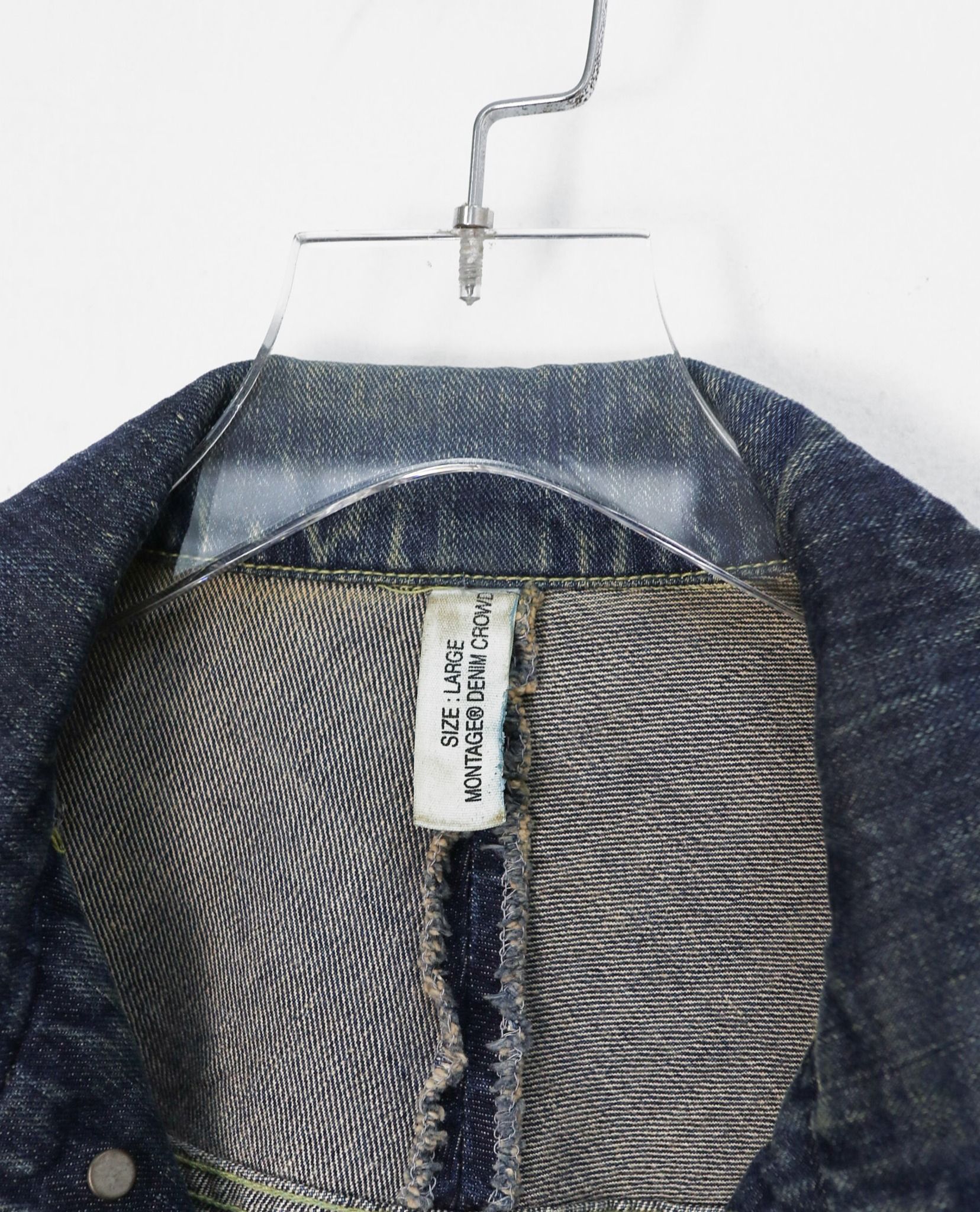 11.14.22 - VTG RIDER DENIM JACKET - LEE RIDERS X MONTAGE DENIM CROWD