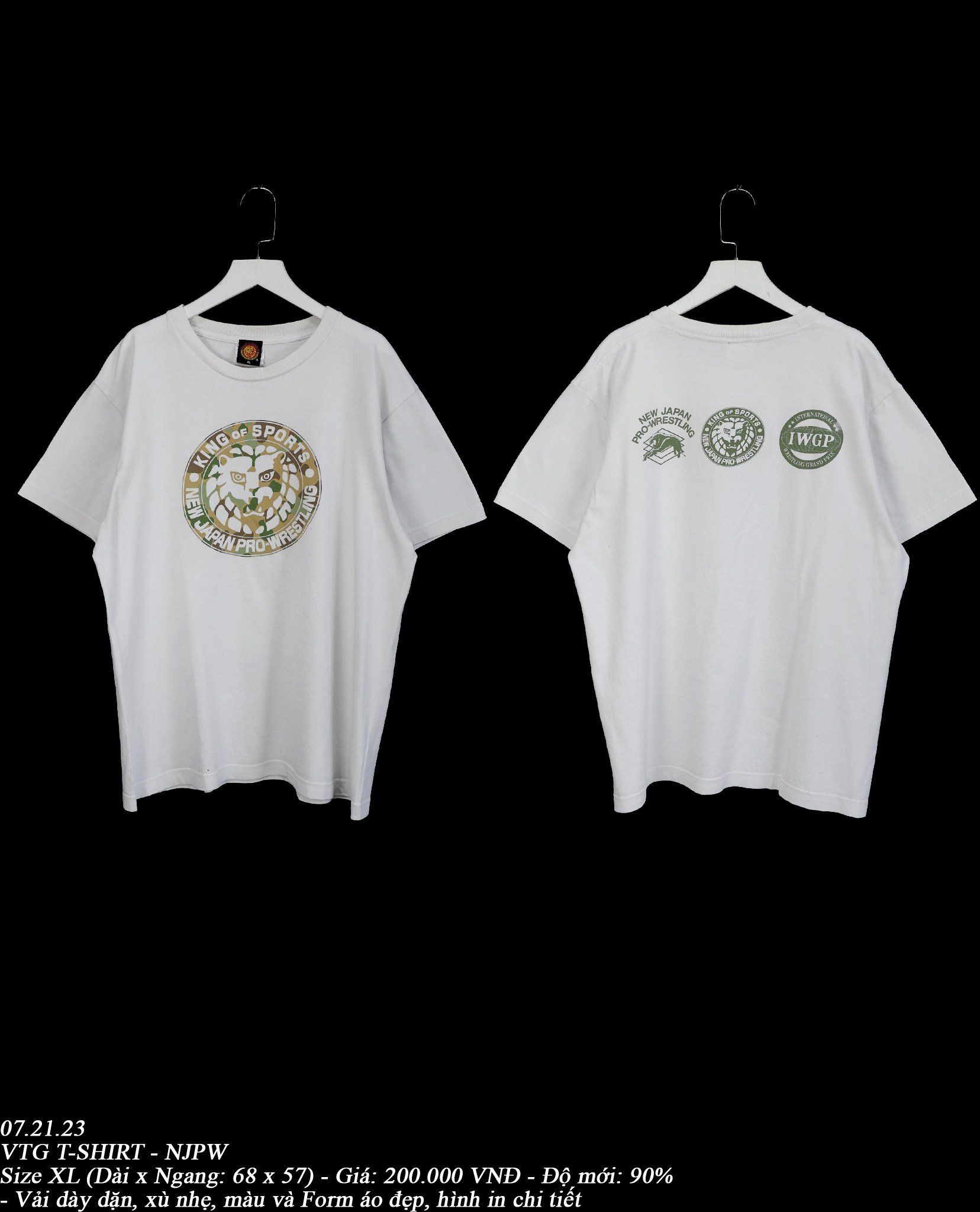 07.21.23 - VTG T-SHIRT - NJPW