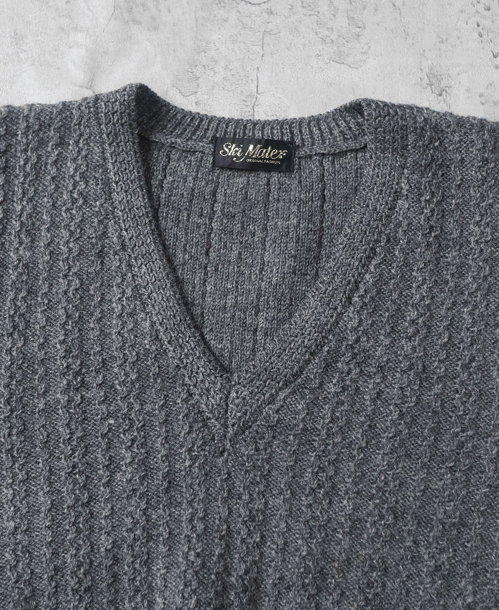 11.09.23 - VTG KNIT VEST - SKI MATE