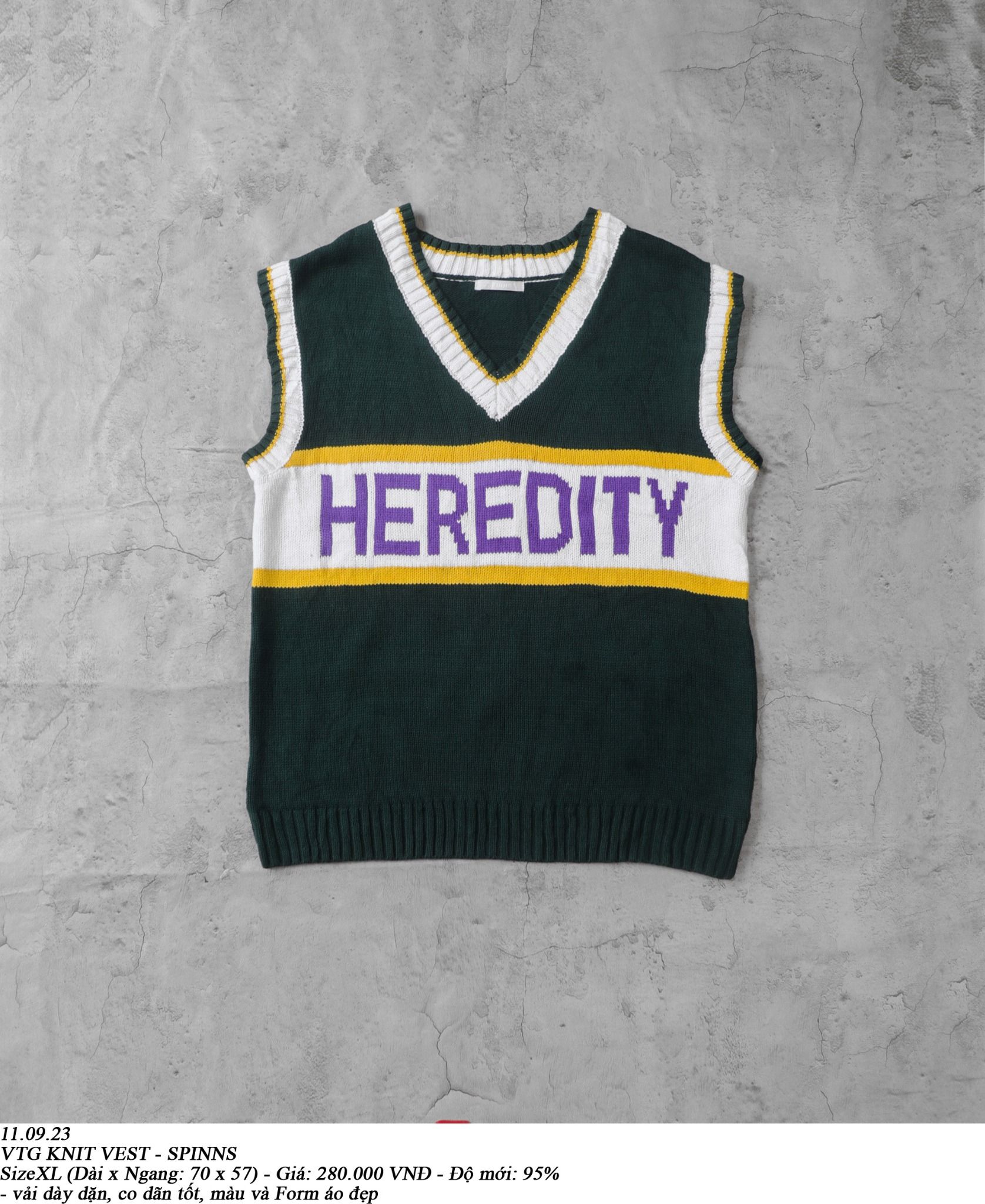 11.09.23 - VTG KNIT VEST - SPINNS