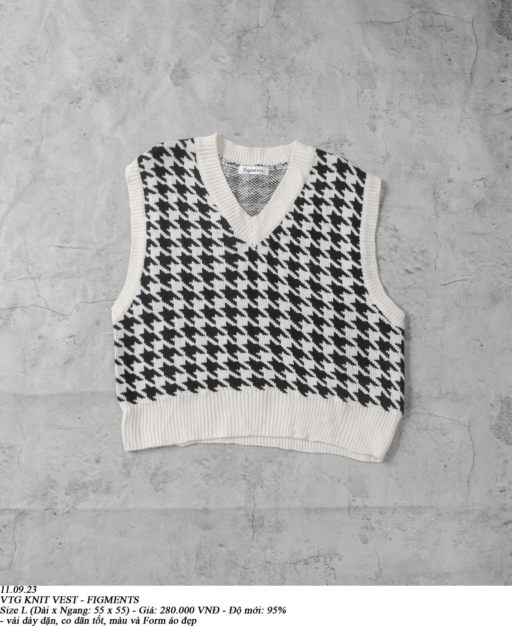 11.09.23 - VTG KNIT VEST - FIGMENTS