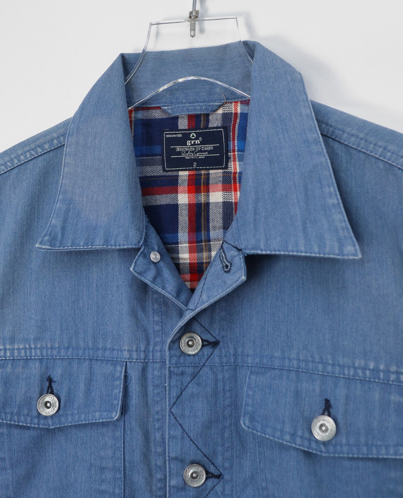 02.26.23 - VTG DENIM JACKET - GRN
