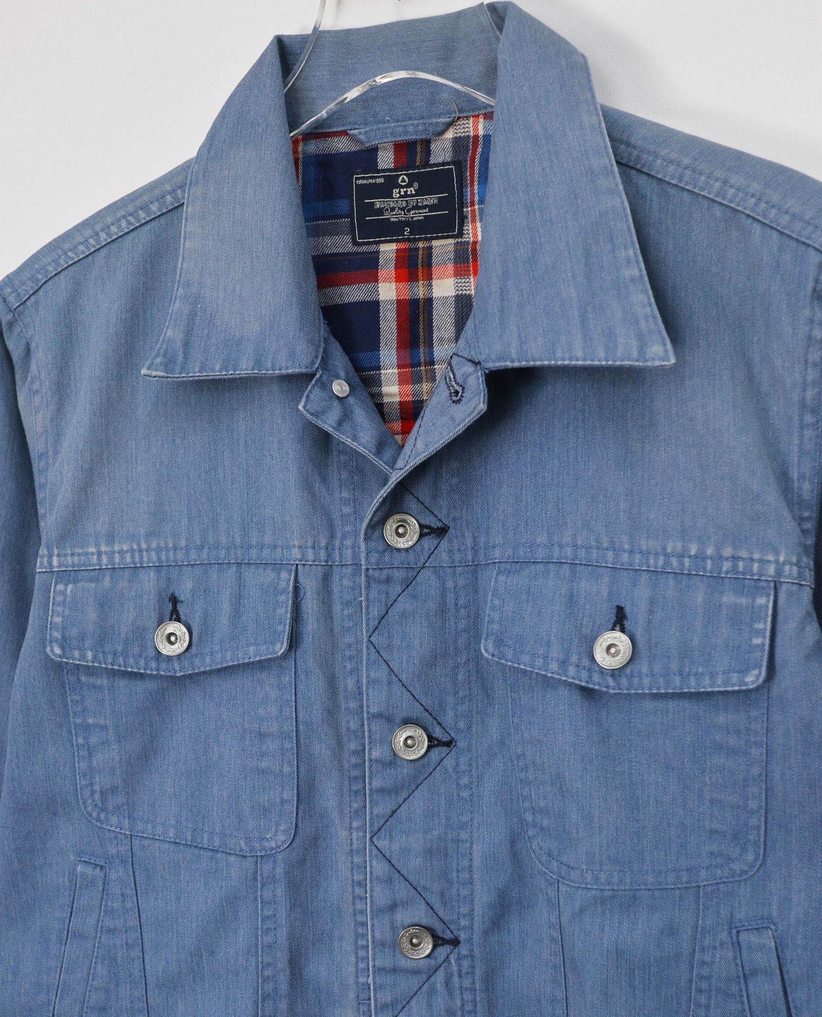 02.26.23 - VTG DENIM JACKET - GRN