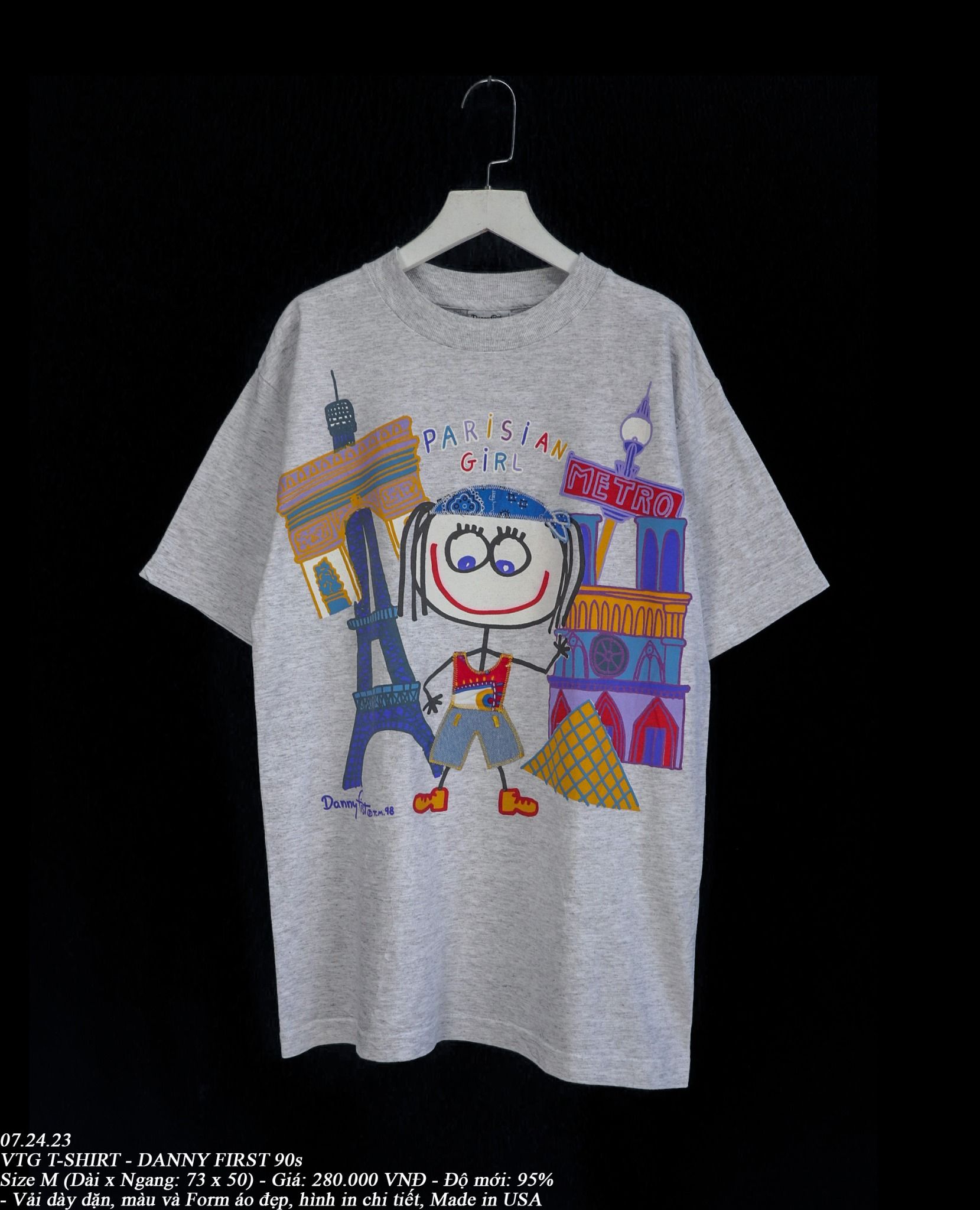 07.24.23 - VTG T-SHIRT - DANNY FIRST 90s