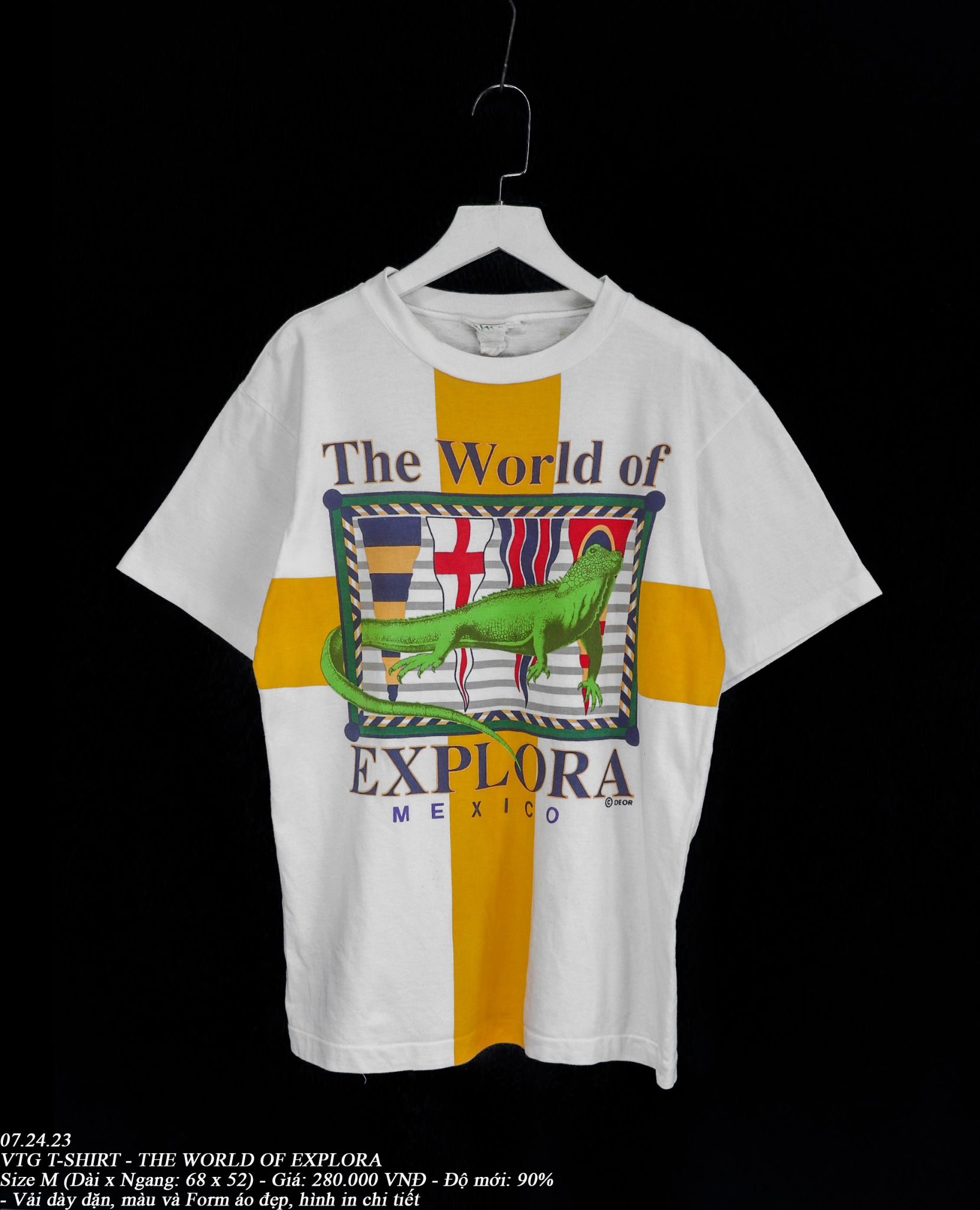 07.24.23 - VTG T-SHIRT - THE WORLD OF EXPLORA